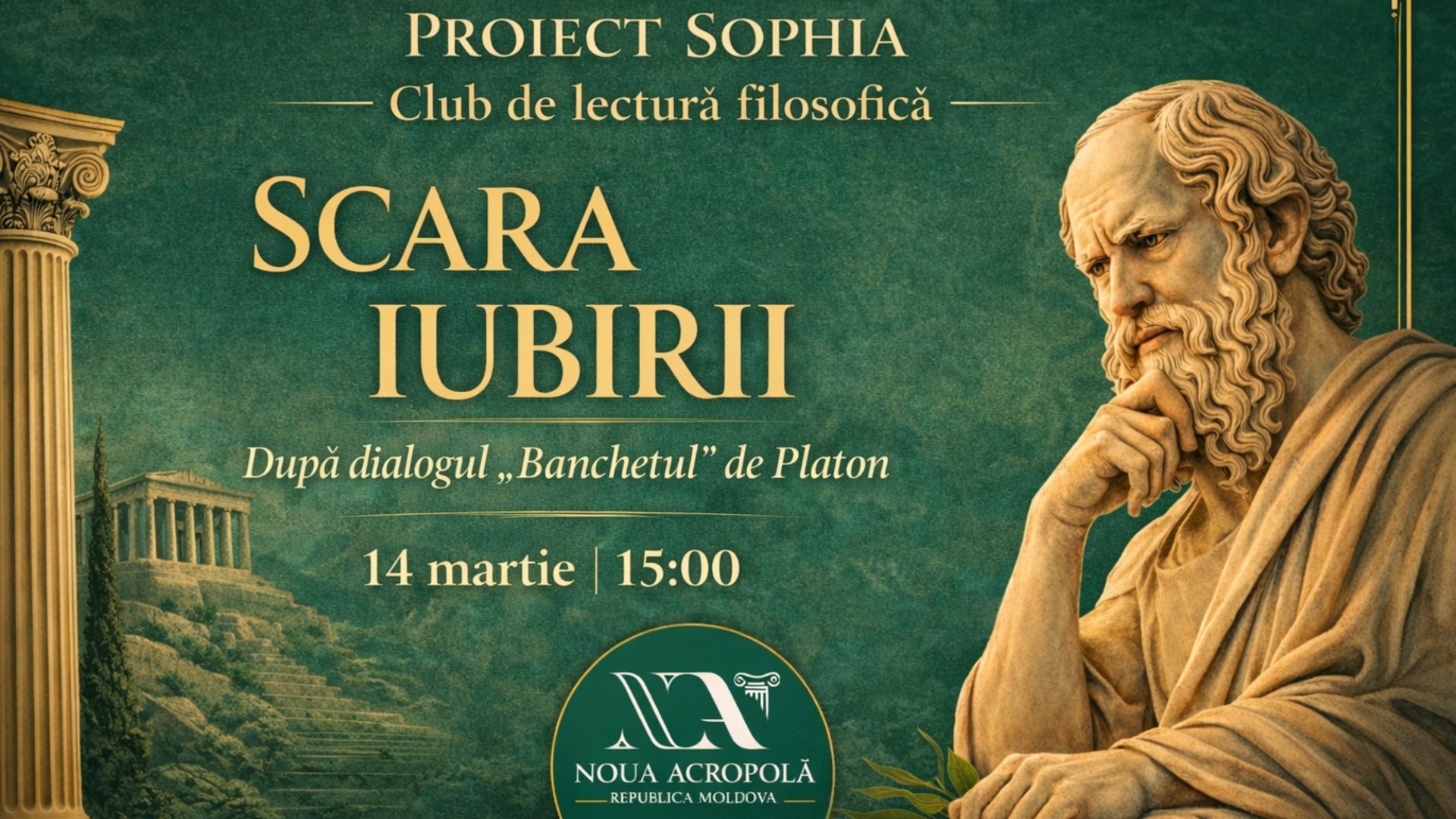 Proiect SOPHIA #1 - Club de lectură filosofică: SCARA IUBIRII