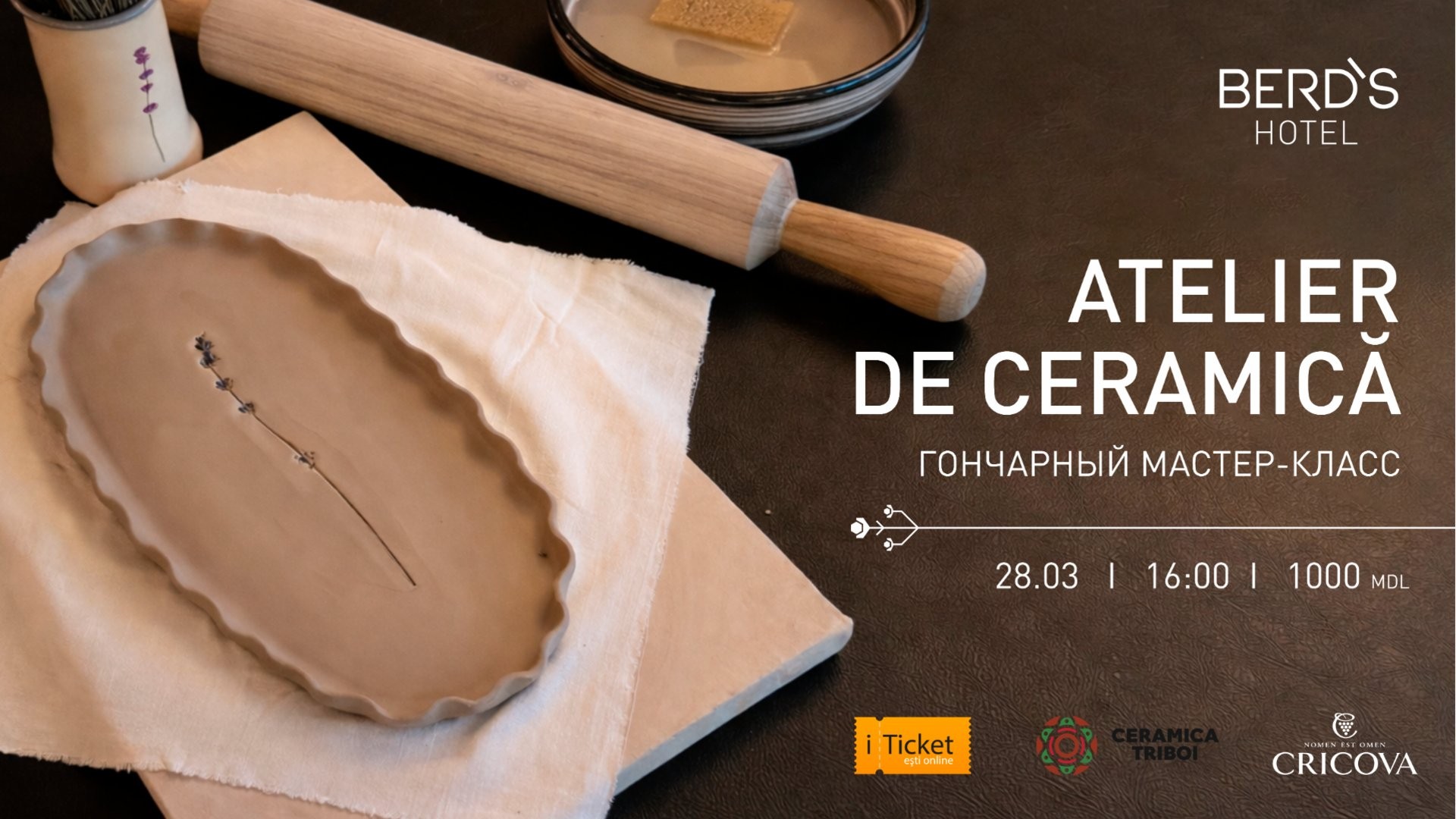 Atelier de ceramică la Berd’s Hotel