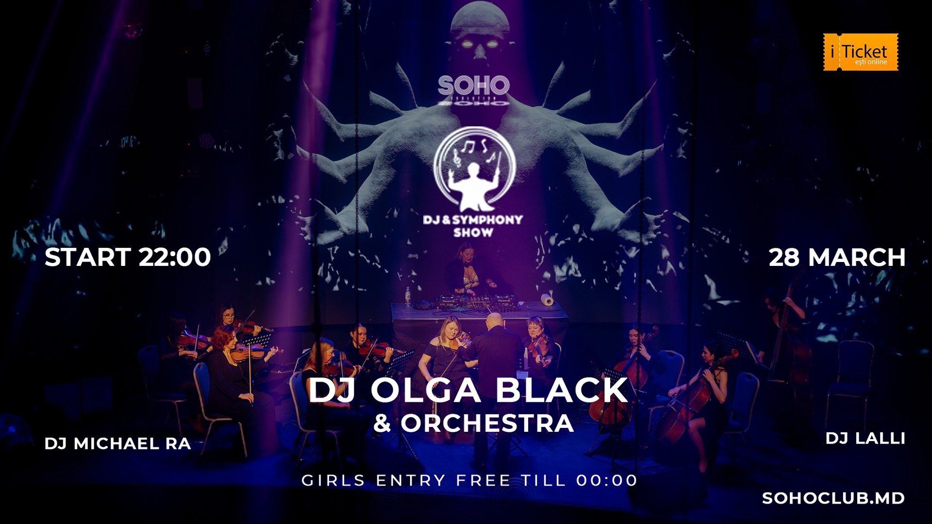 DJ OLGA BLACK & ORCHESTRA in SOHO Evolution