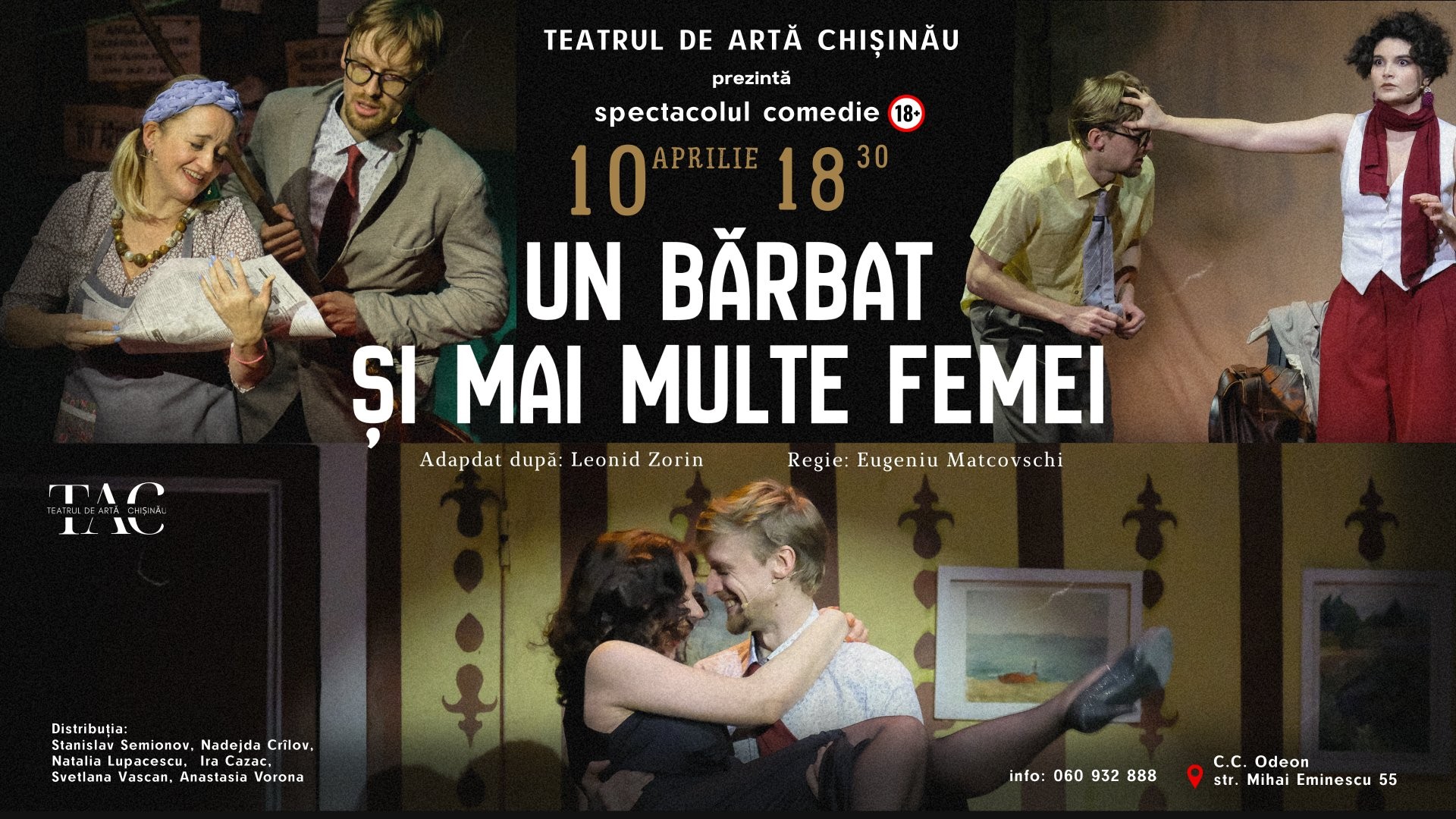 Un bărbat și mai multe femei”  | 10 APRILIE 2026 | 18-30