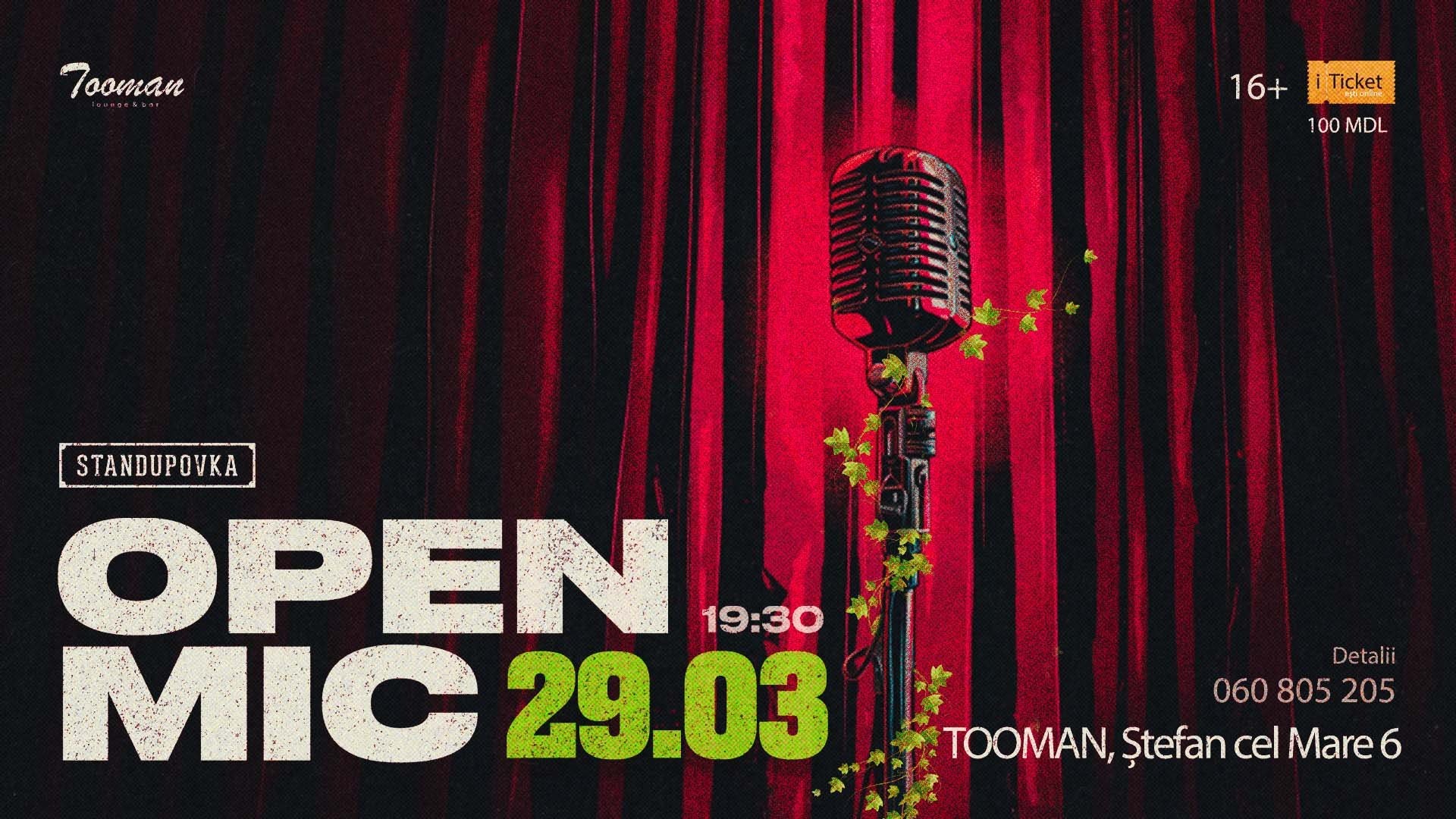 OPEN MIC-ul 29 Martie