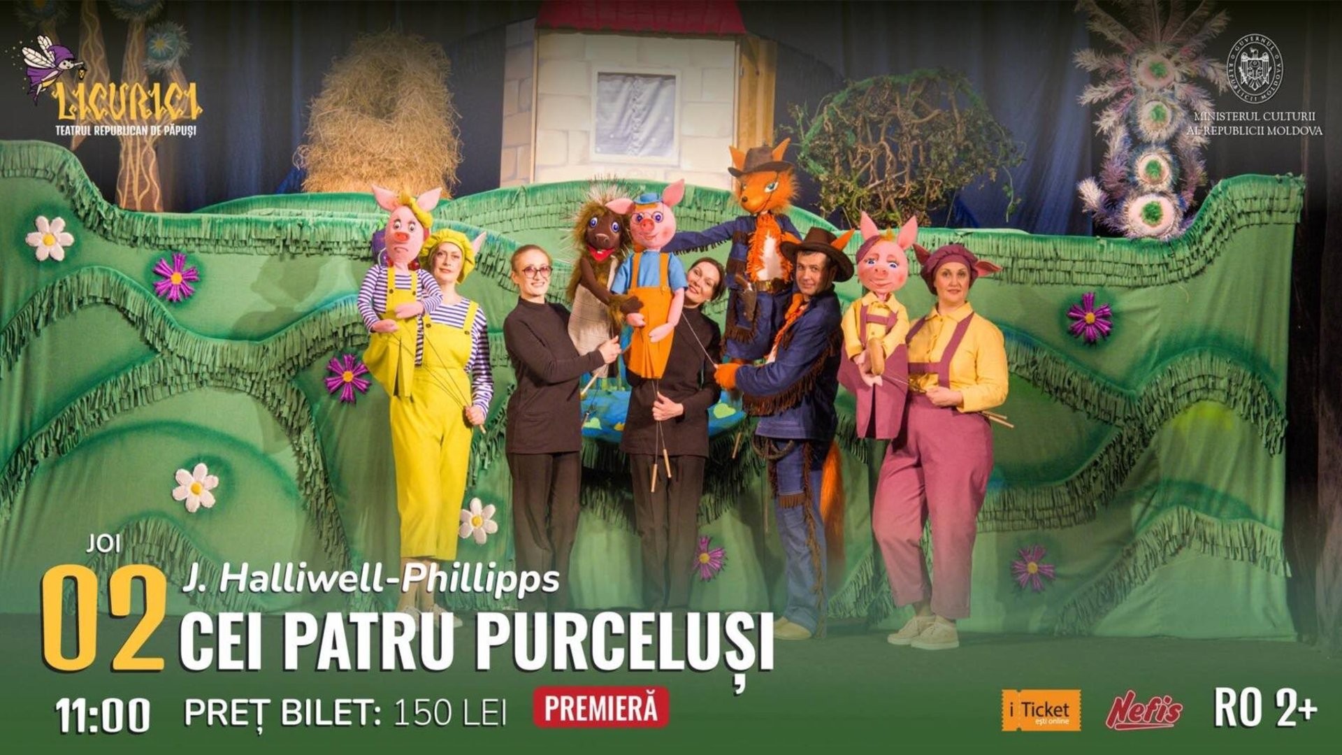 Premieră! CEI PATRU PURCELUȘI