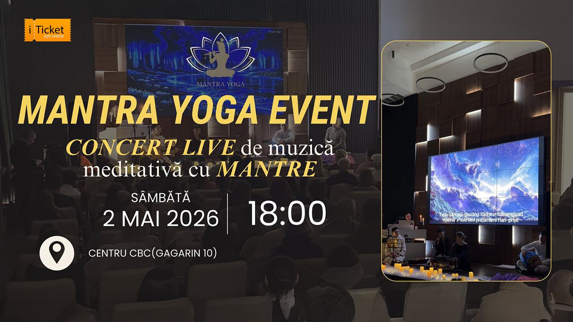 Concert live de mantre | Mantra Yoga Experience