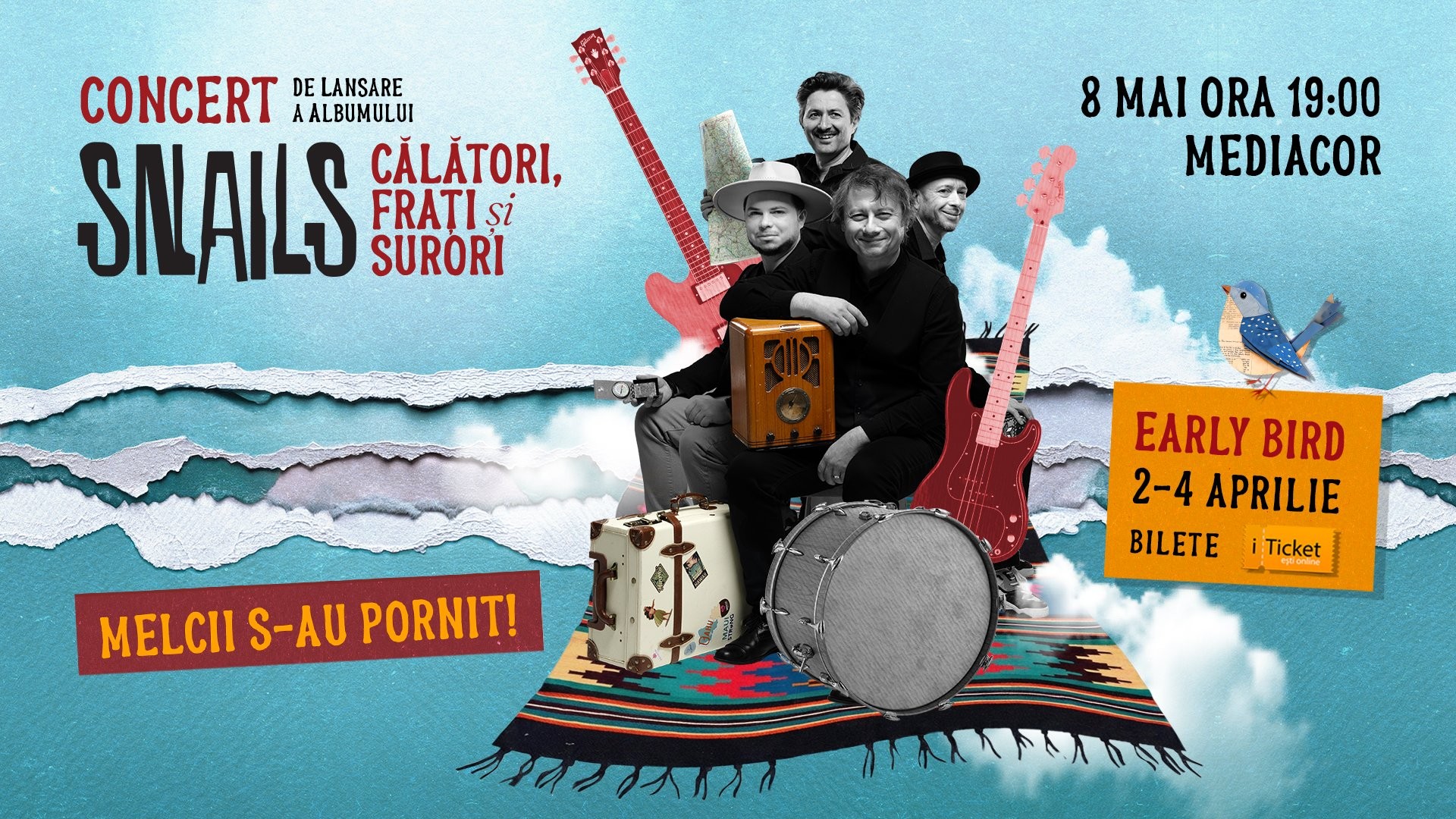 Snails – Concert de Lansare a Albumului: „Călători: Frați și Surori”