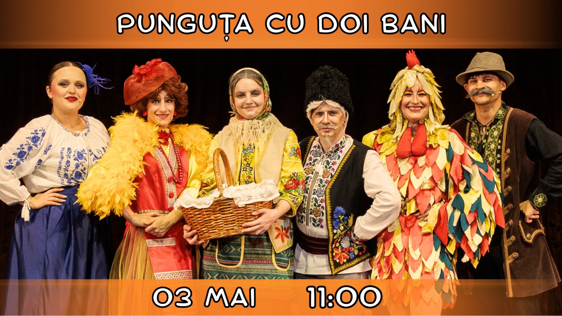 Punguța cu Doi Bani - Spectacol Interactiv pentru Copii  | Teatrul Planeta Clounella | 03 MAI 2026, 11-00