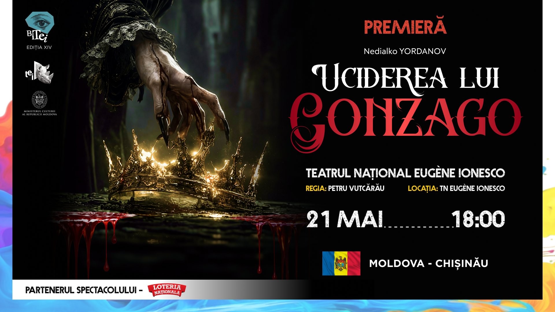 BITEI 2026 - PREMIERĂ UCIDEREA LUI GONZAGO (The Murder of Gonzago)