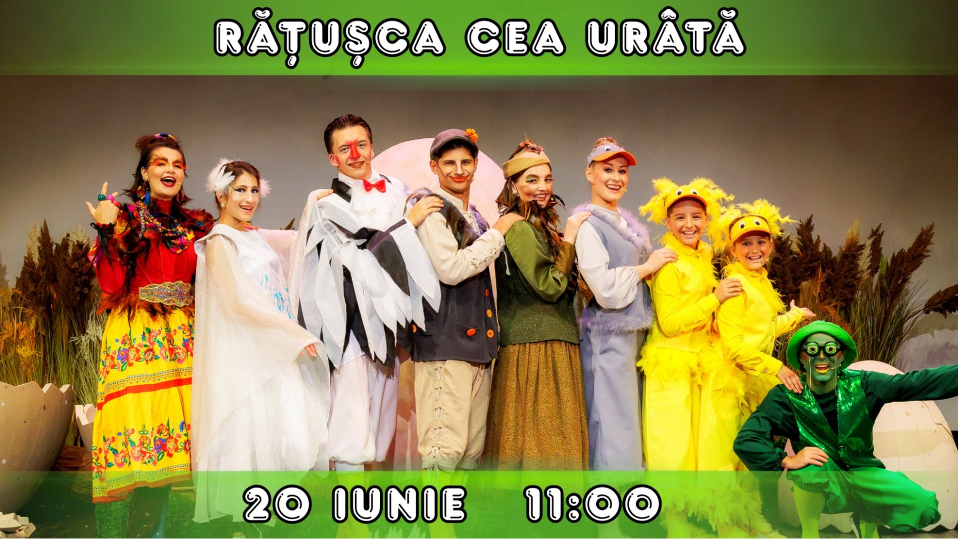 RĂȚUȘCA CEA URÂTĂ - Spectacol Interactiv pentru Copii | Teatrul Planeta Clounella | 20 IUNIE 2026 | 11-00