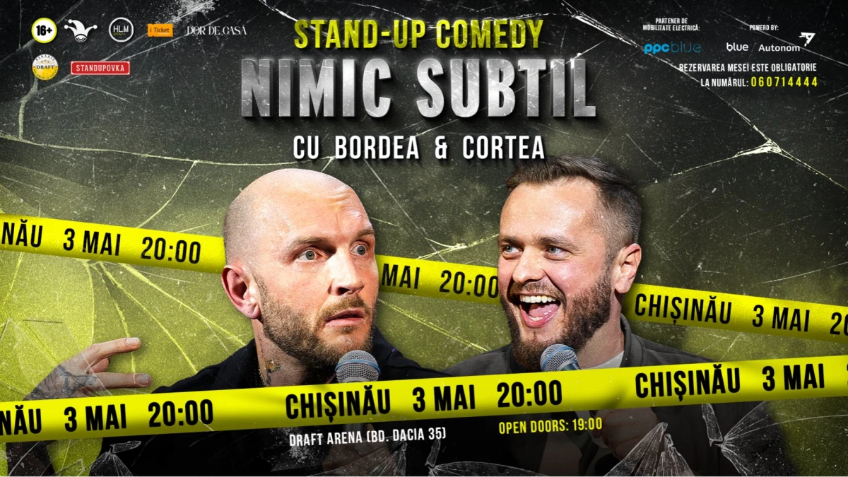 Stand Up Comedy cu Bordea & Cortea - Nimic Subtil