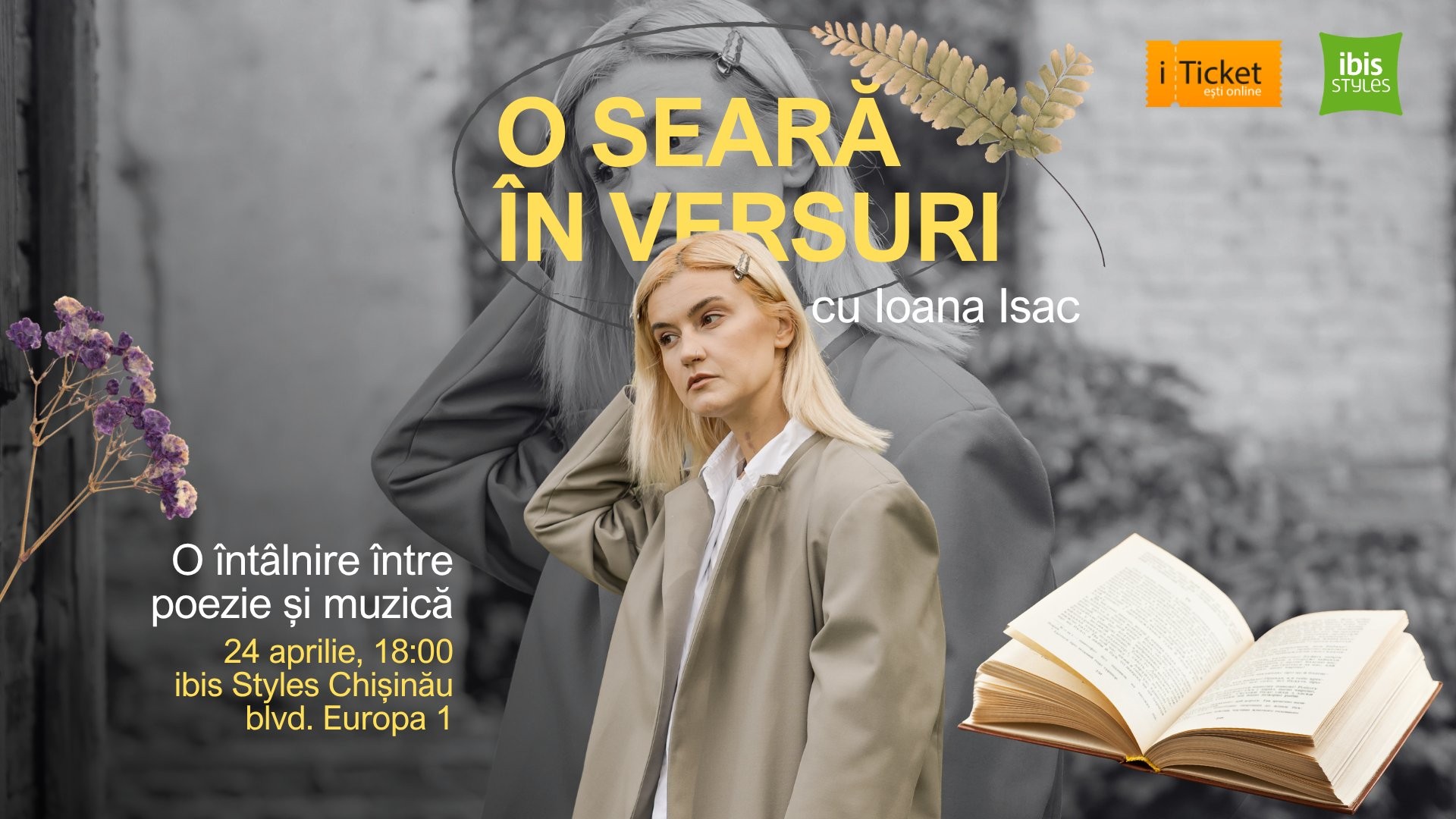 O seară în versuri cu Ioana Isac