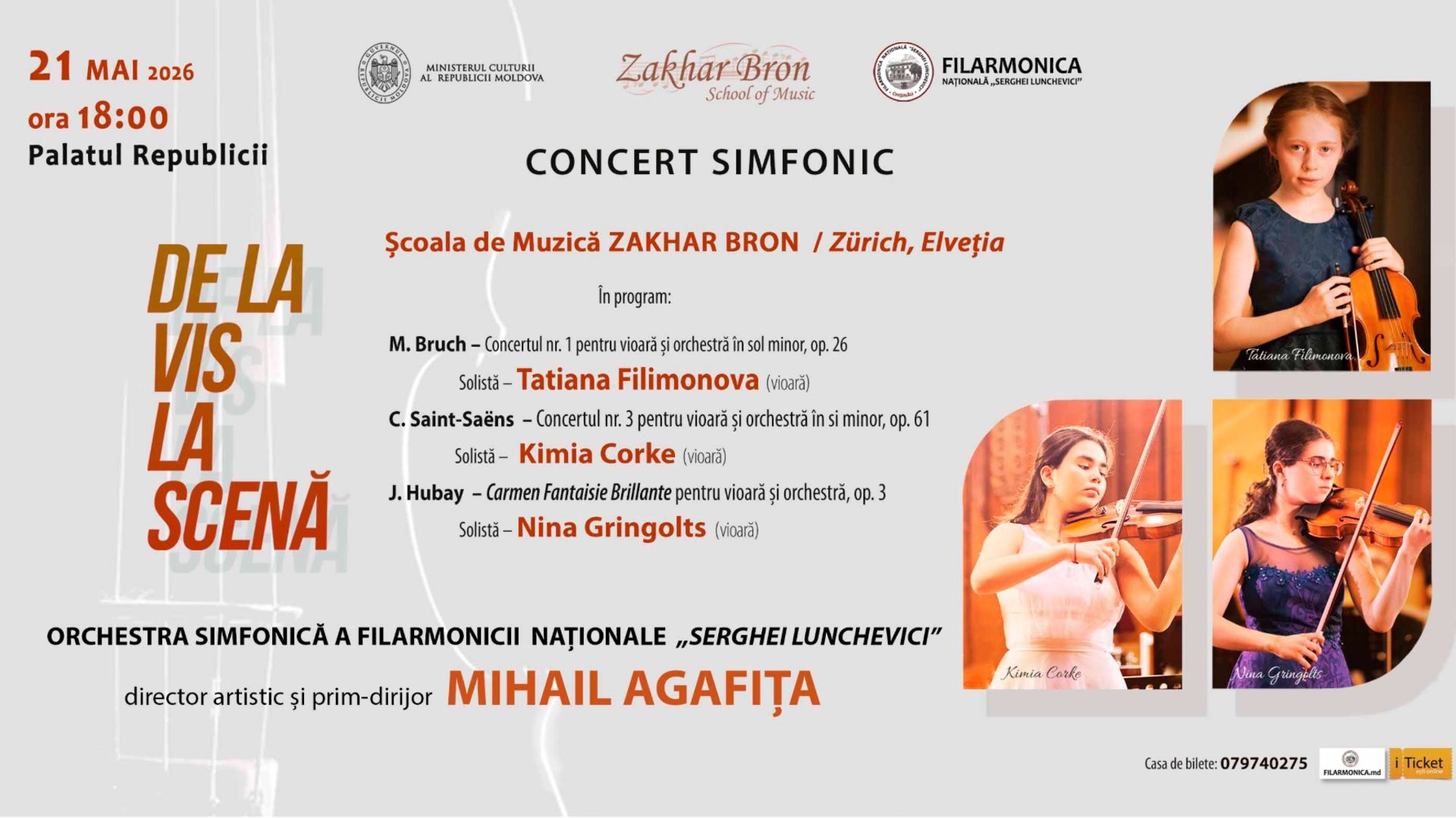 Concert Simfonic. De la vis la scenă 21.05
