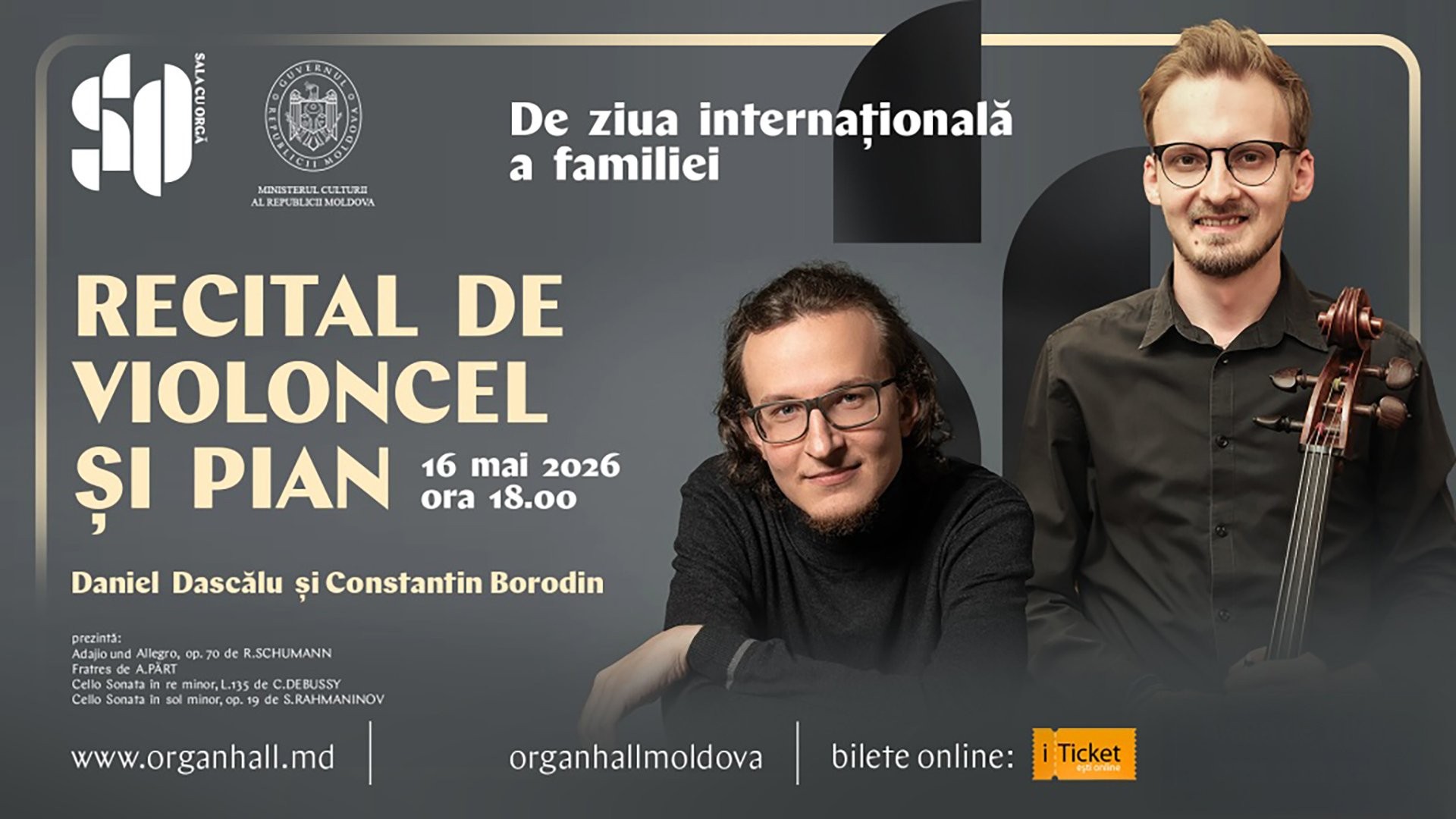 RECITAL DE VIOLONCEL ȘI PIAN