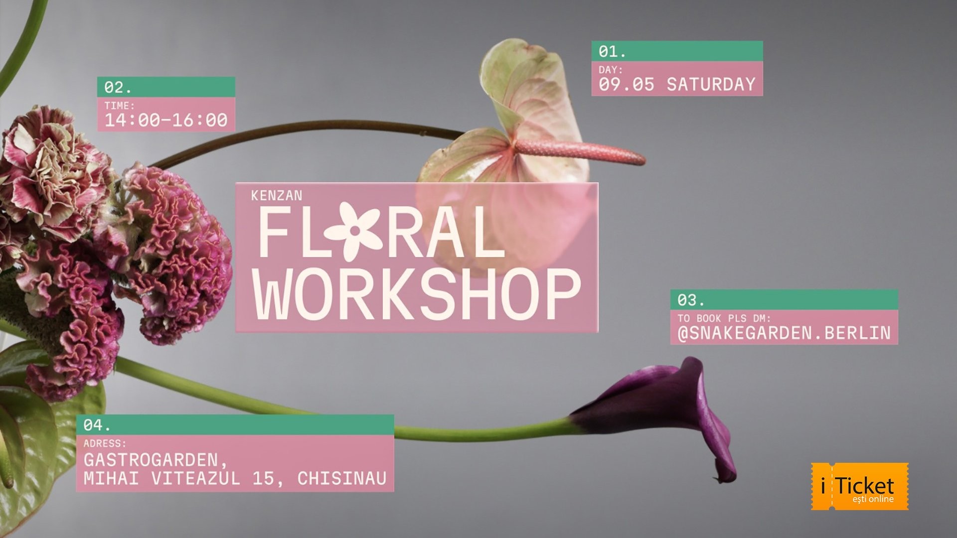 Flower Workshop and Prosecco