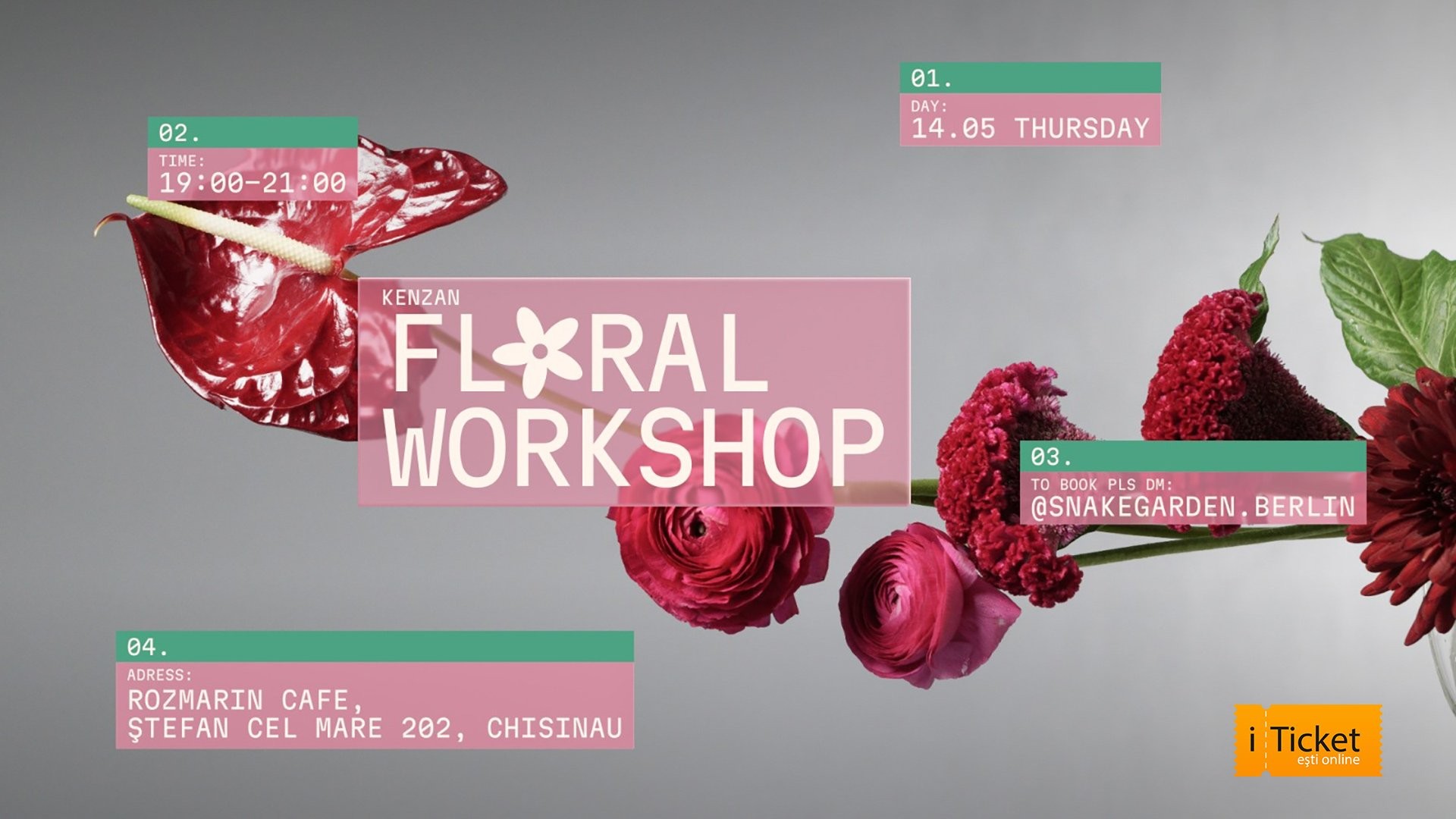 Flower Workshop and Prosecco 14.05