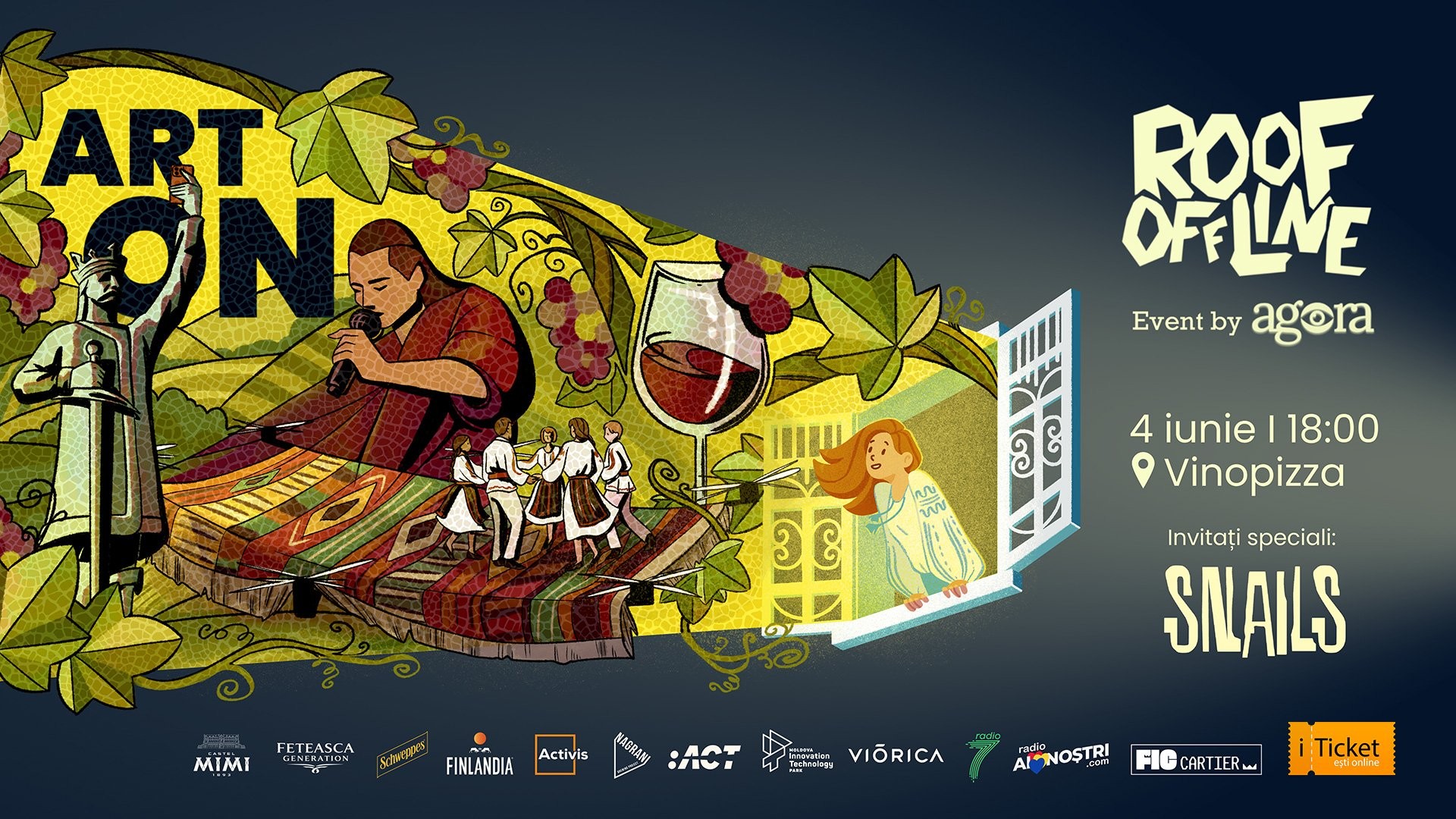 #ROOFOFFLINE. Art ON