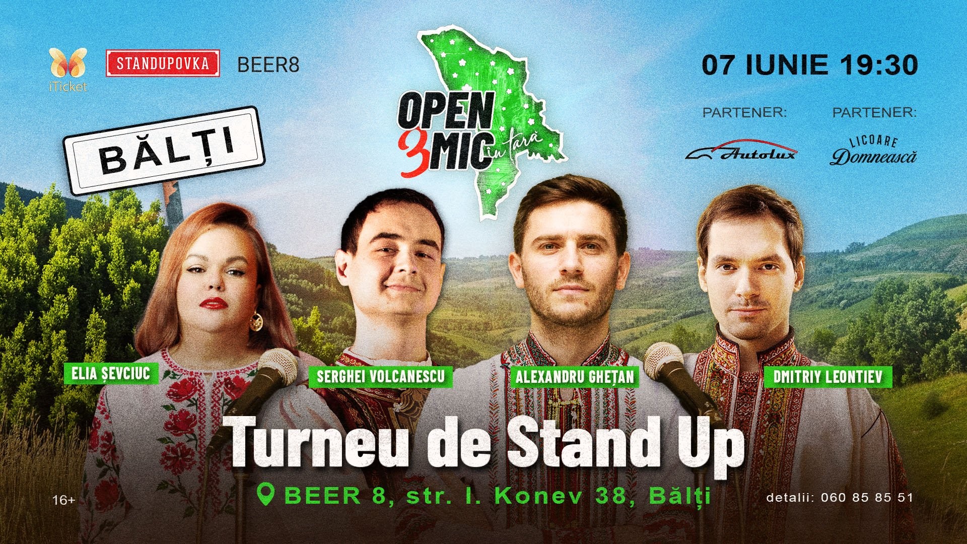 Open Mic în Țară #3 la Bălți
