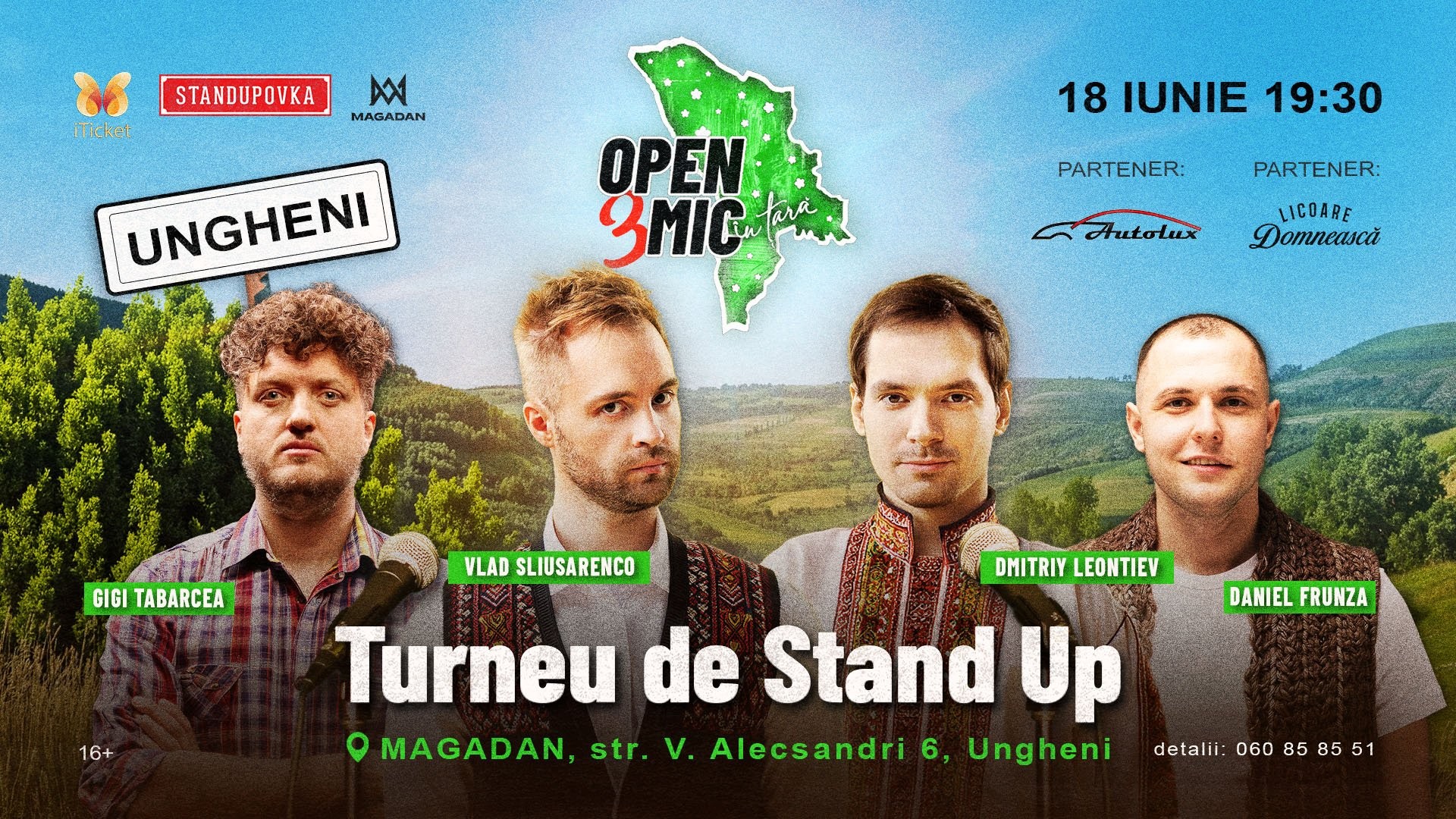 Open Mic în Țară #3 la Ungheni