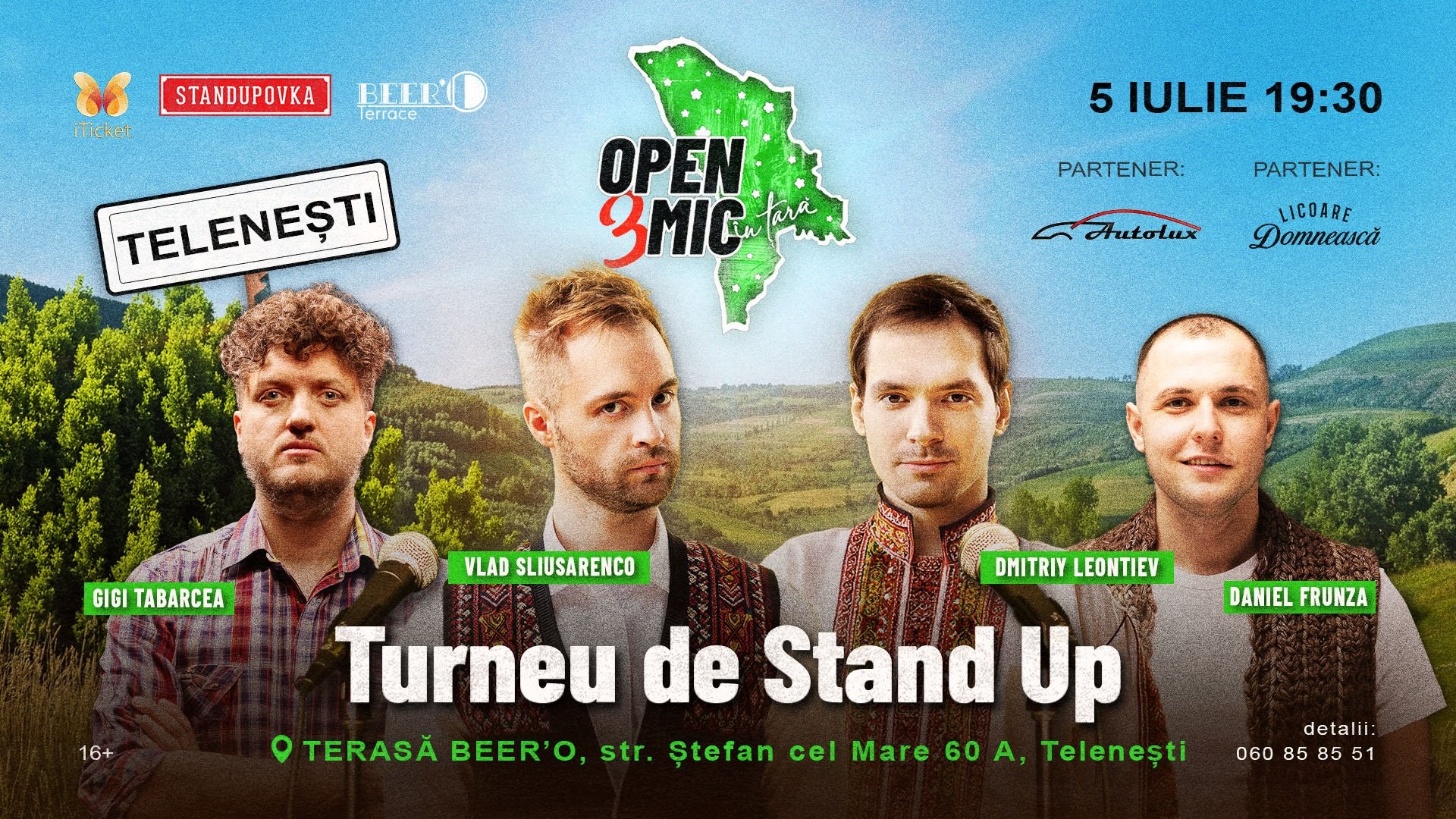 Open Mic în Țară #3 la Telenești