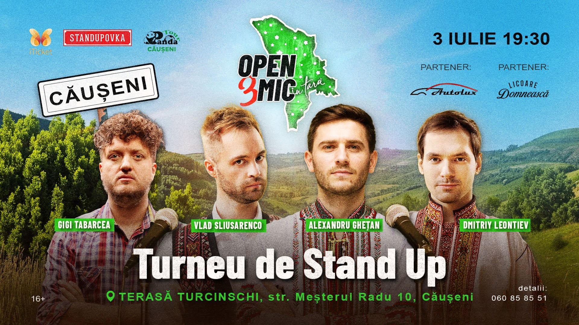 Open Mic în Țară #3 la Căușeni