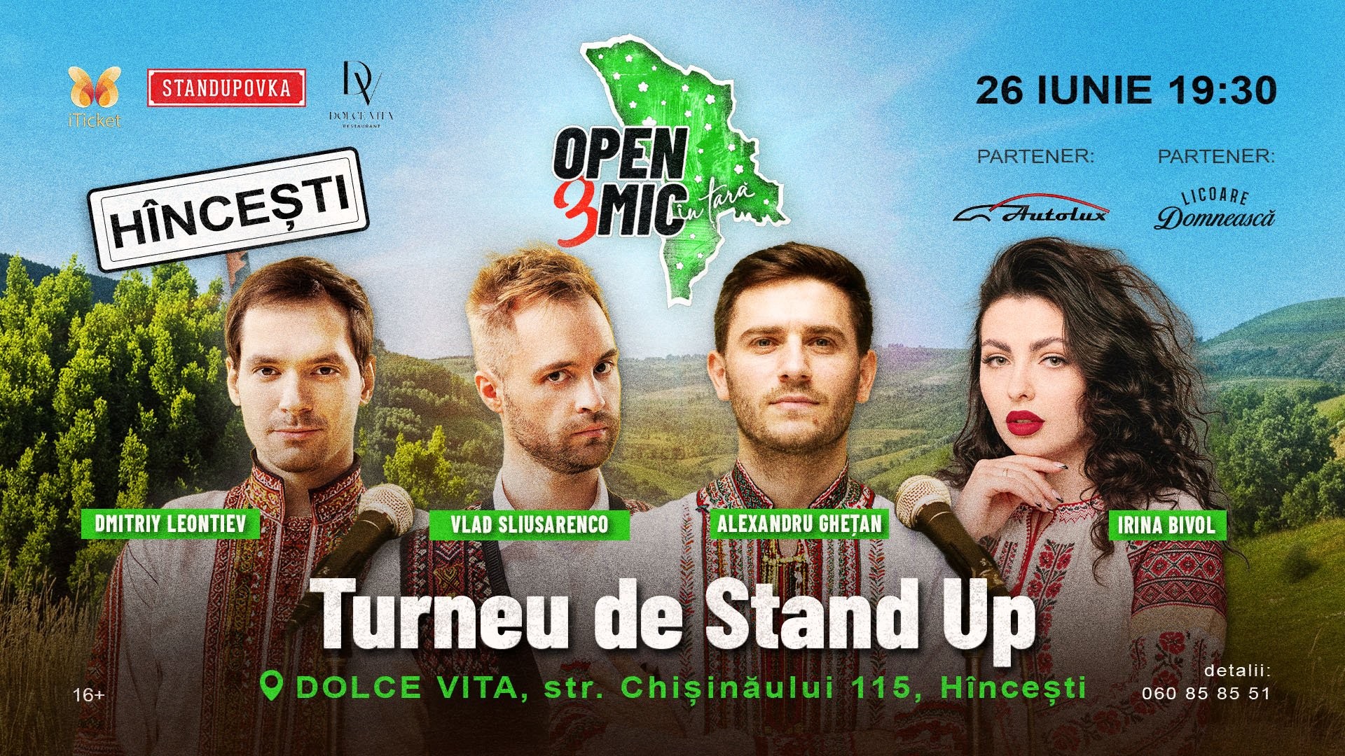 Open Mic în Țară #3 la Hîncești