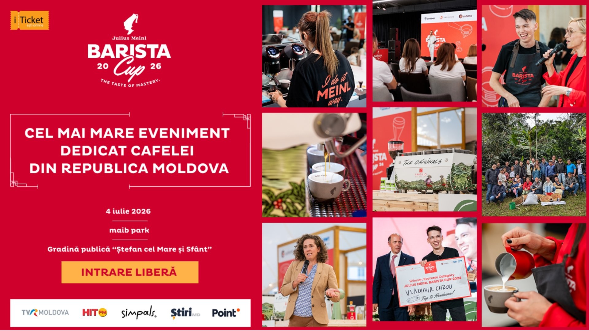 Julius Meinl Barista Cup 2026 - Finala Națională
