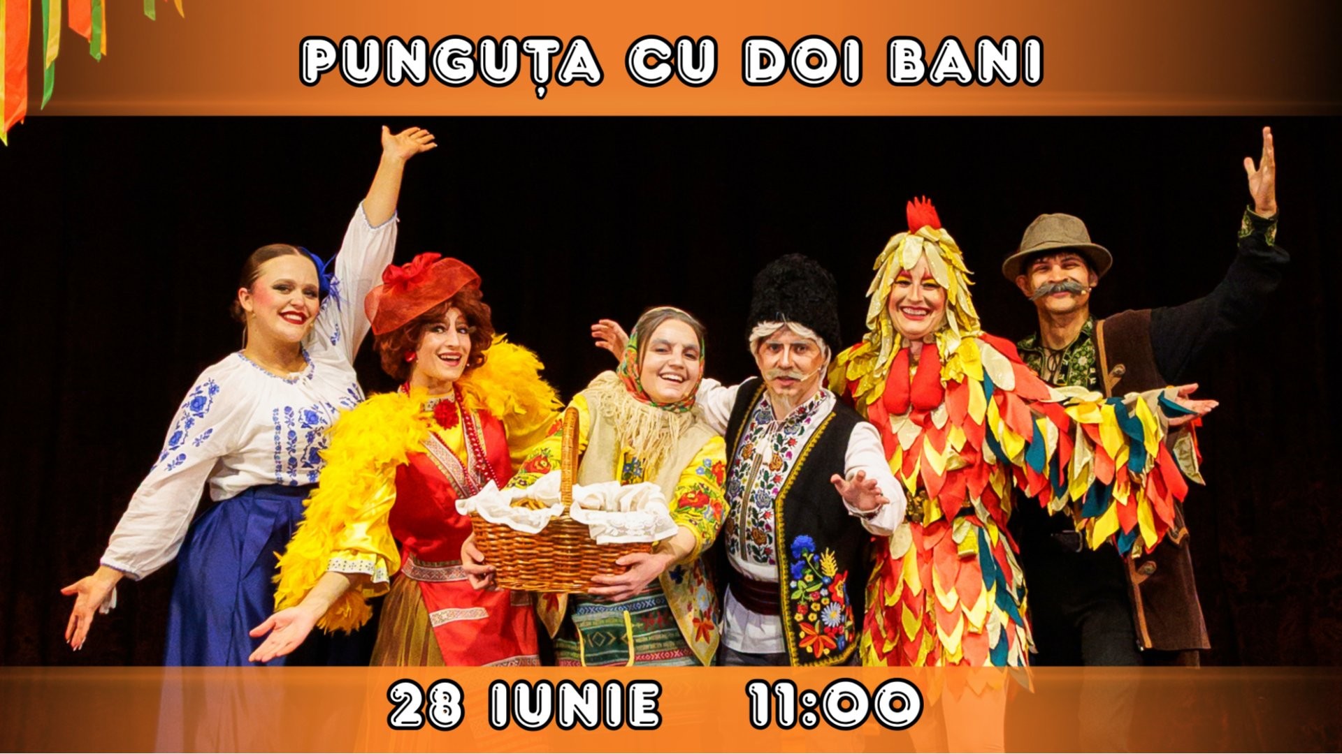 Punguța cu Doi Bani - Spectacol Interactiv pentru Copii  | Teatrul Planeta Clounella | 28 IUNIE 2026, 11-00