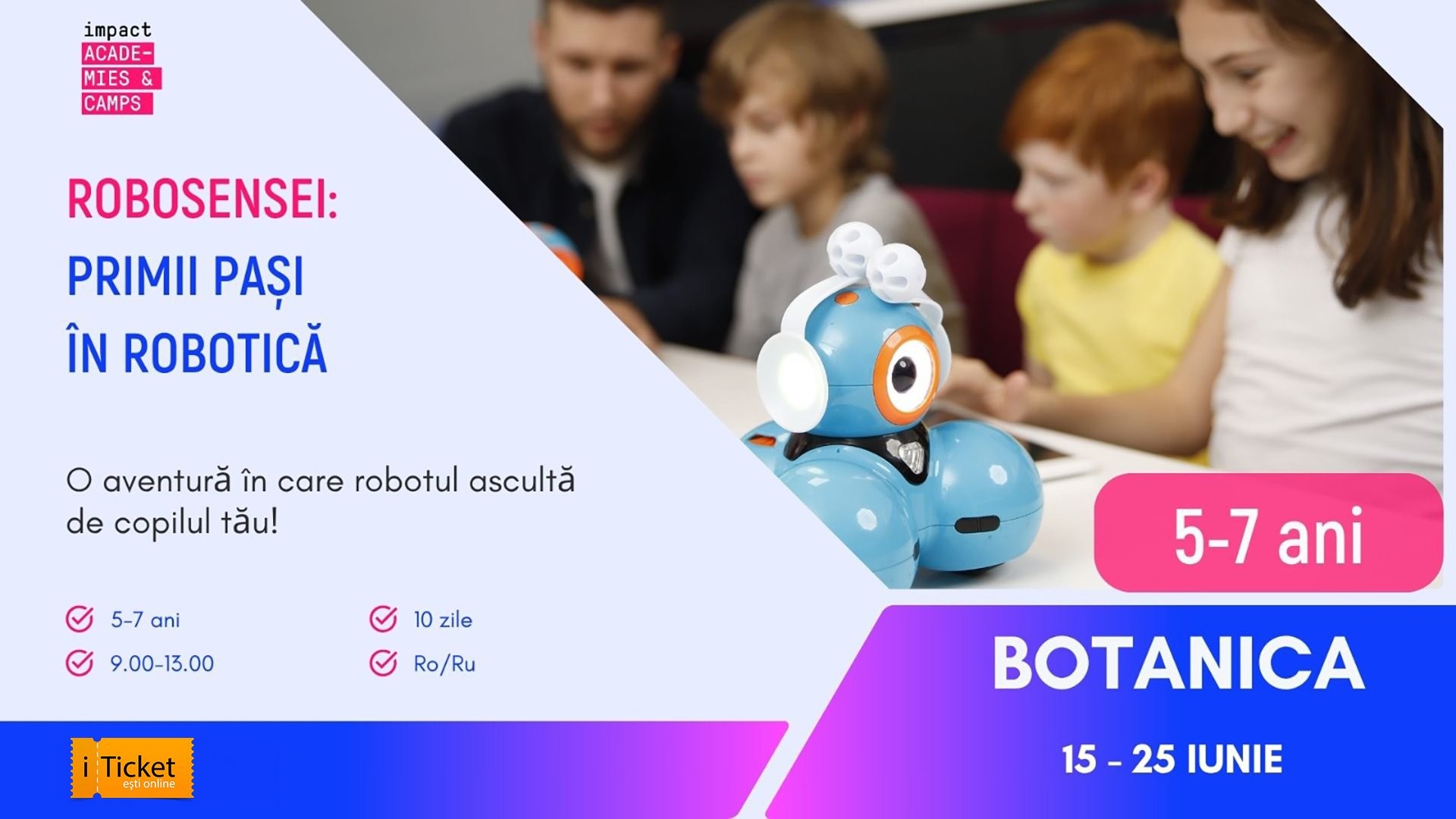 Tabara ROBOSENSEI: Primii pași în robotică / Ro