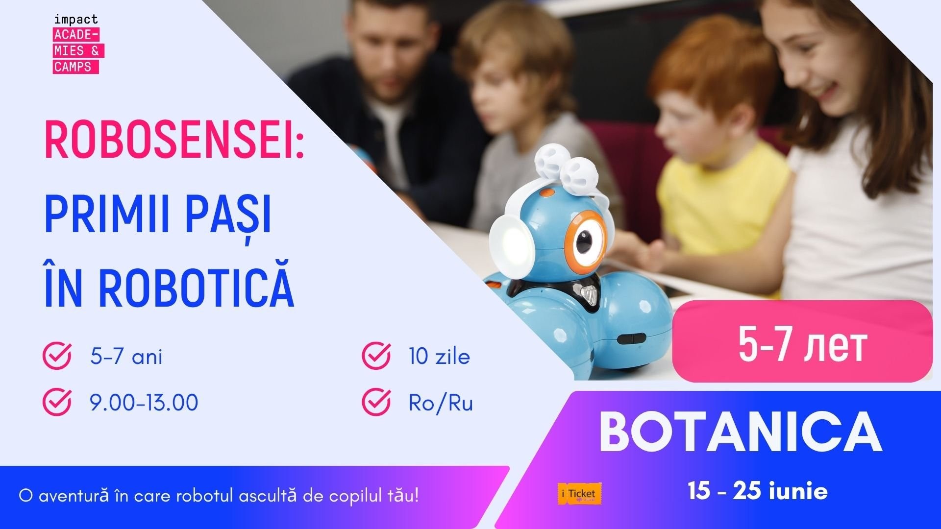 Tabara ROBOSENSEI: Primii pași în robotică / Ro