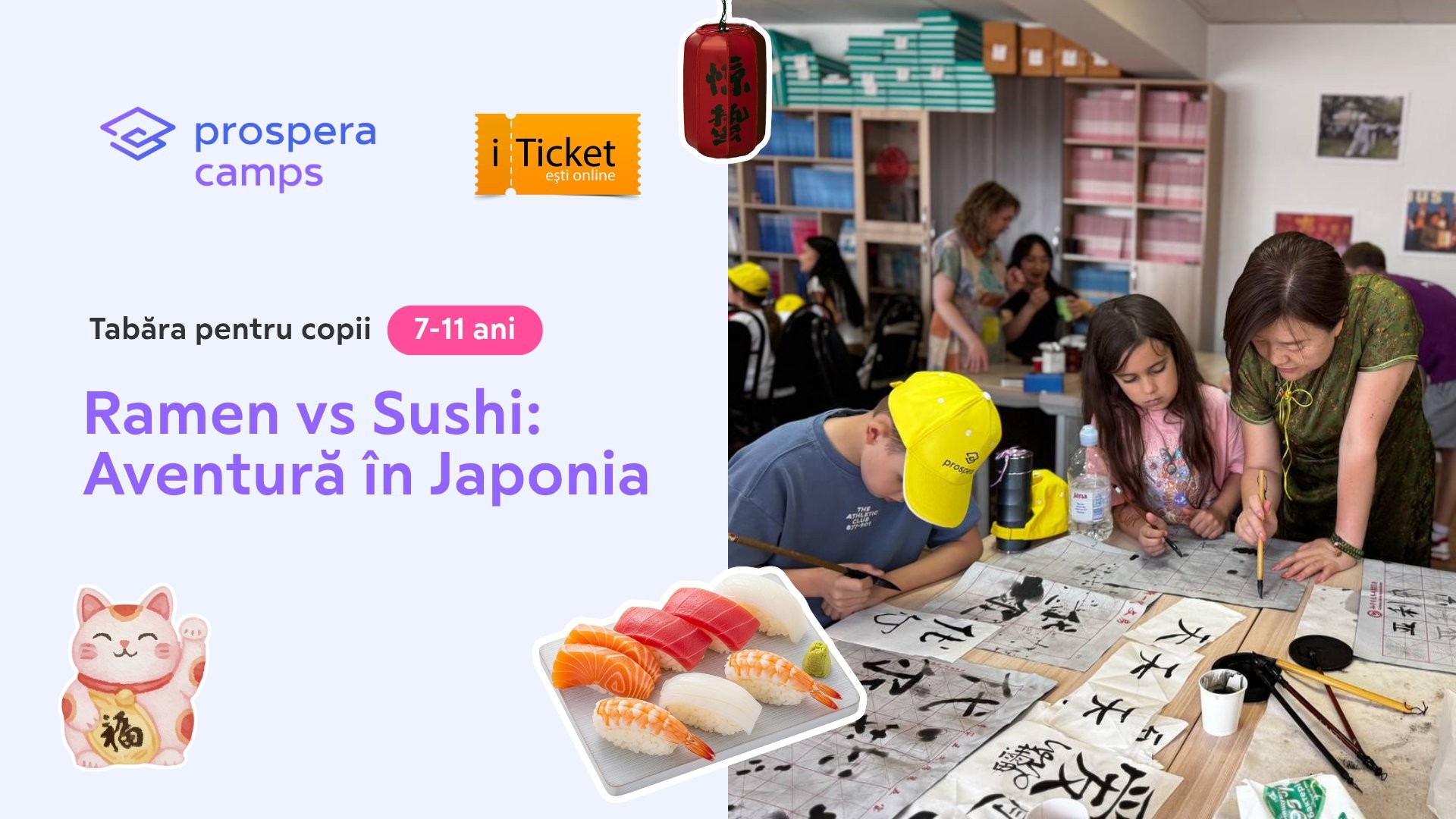 Ramen vs Sushi: Aventură în Japonia | Tabără asiatică
