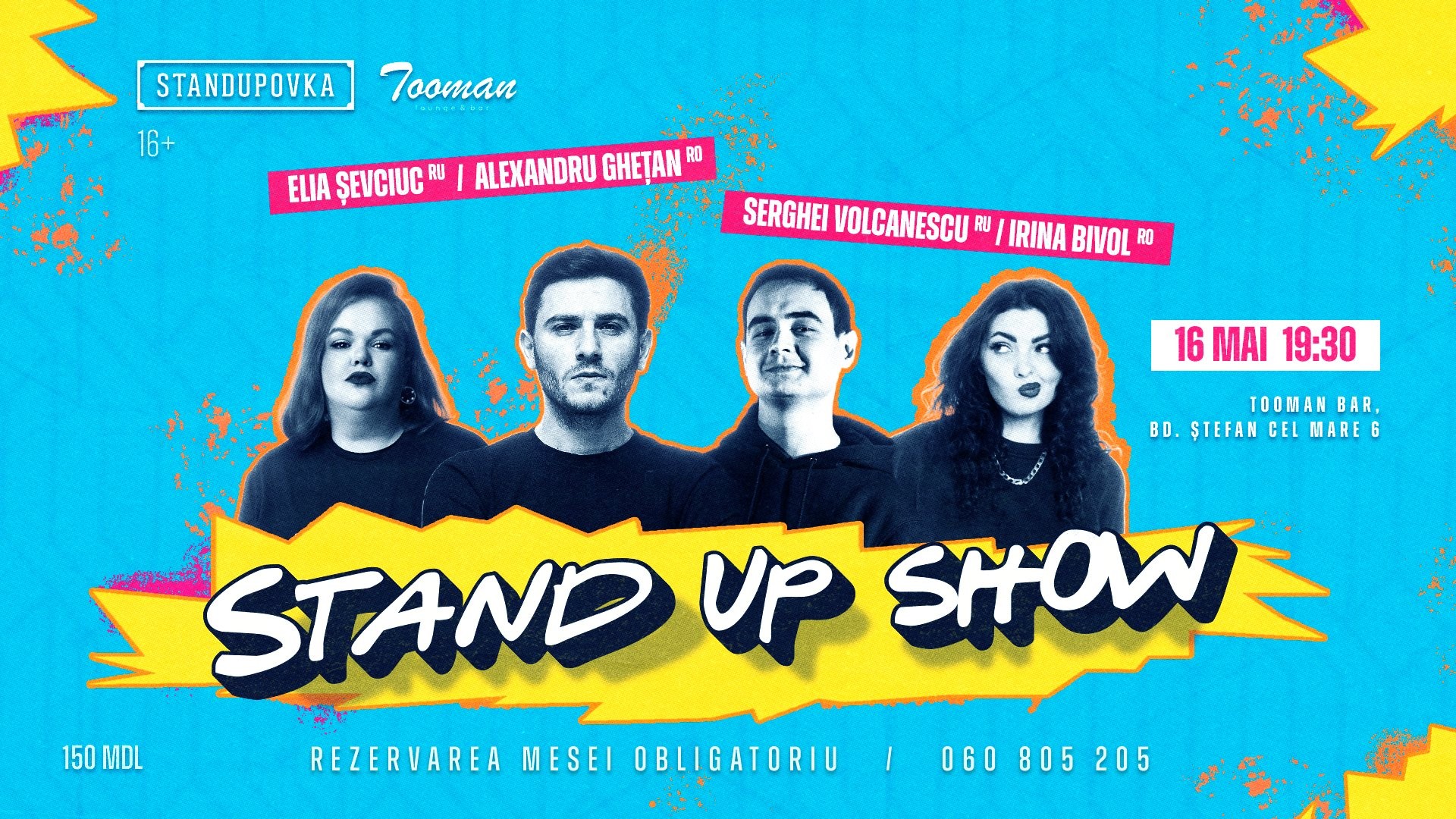Stand UP Show 16 Mai
