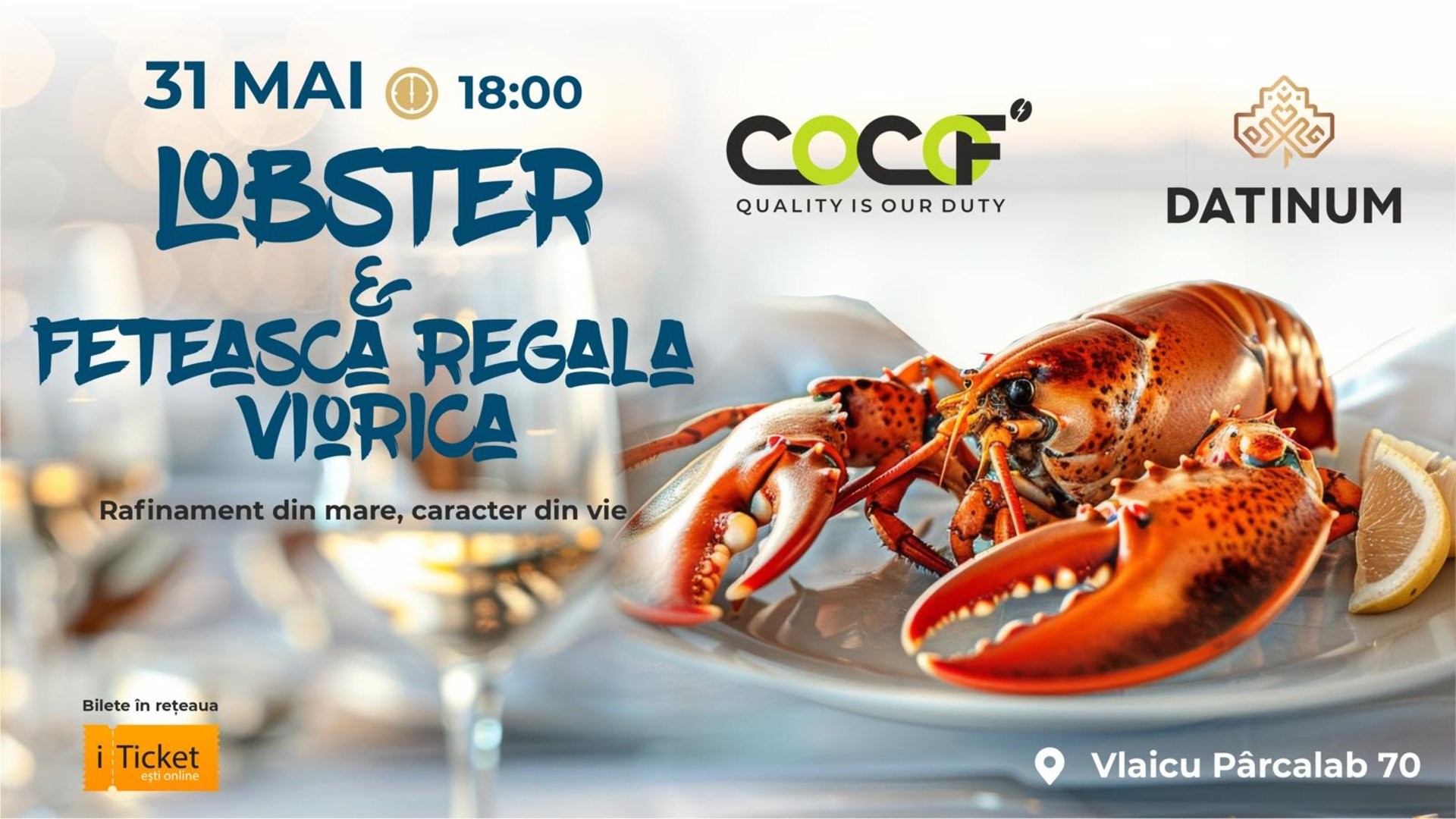 Lobster & Fetească Regală, Vioria
