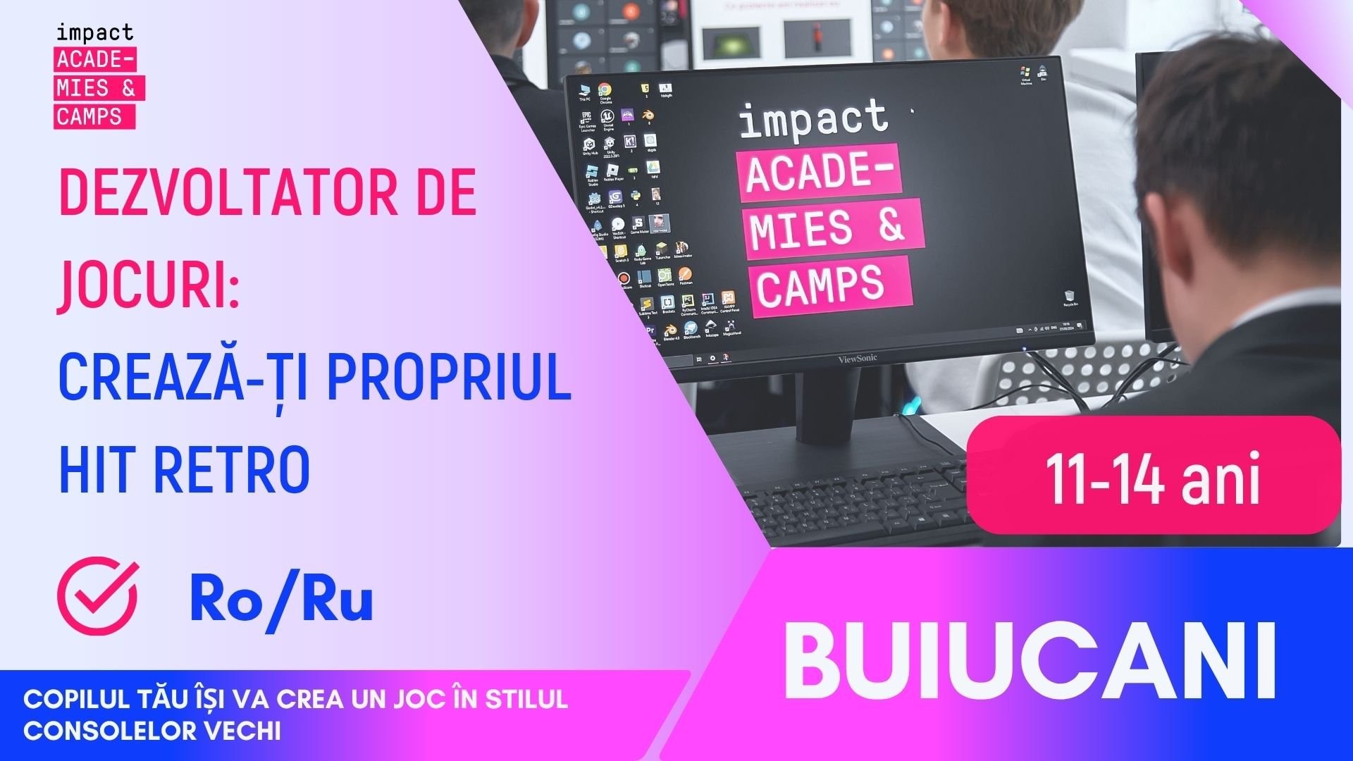 Tabără de vară | Dezvoltator de jocuri: Crează-ți propriul hit retro