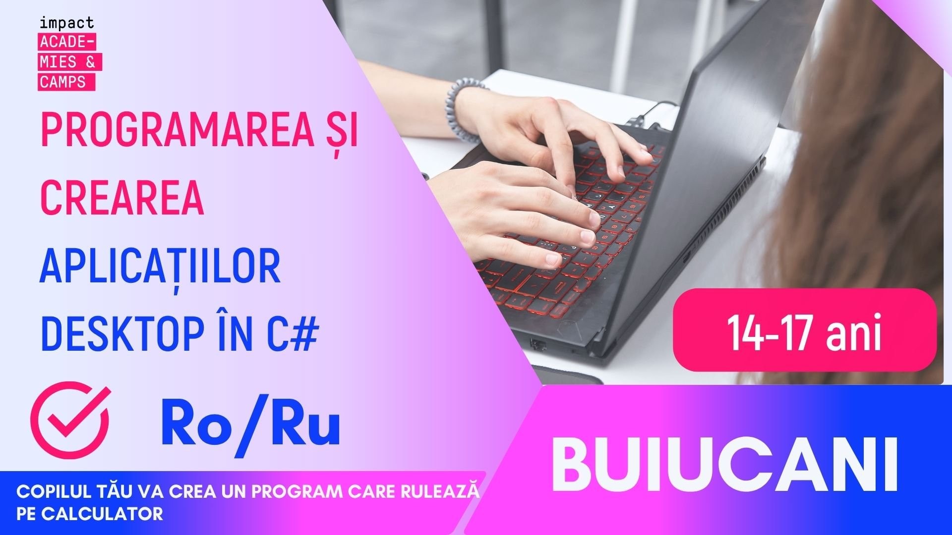 Tabără de vară | Programarea și crearea aplicațiilor Desktop în C#