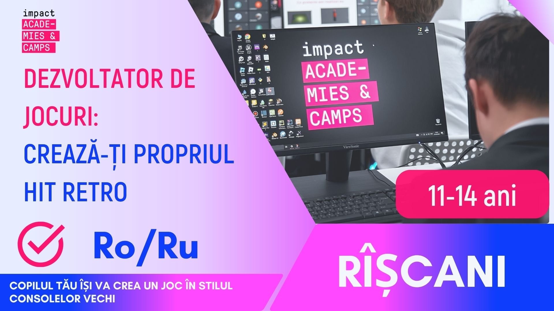 Tabără de vară | Dezvoltator de jocuri: Crează-ți propriul hit retro