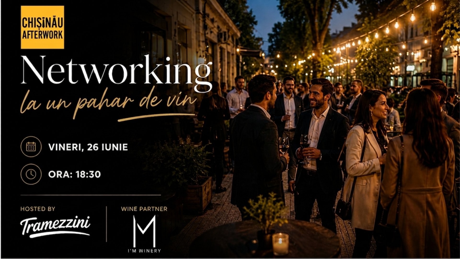 Chișinău Afterwork: Networking la un pahar de vin, ediția XXXVIII