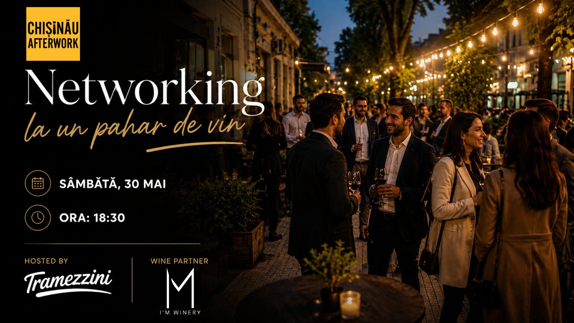 Chișinău Afterwork: Networking la un pahar de vin, ediția XXXVIII