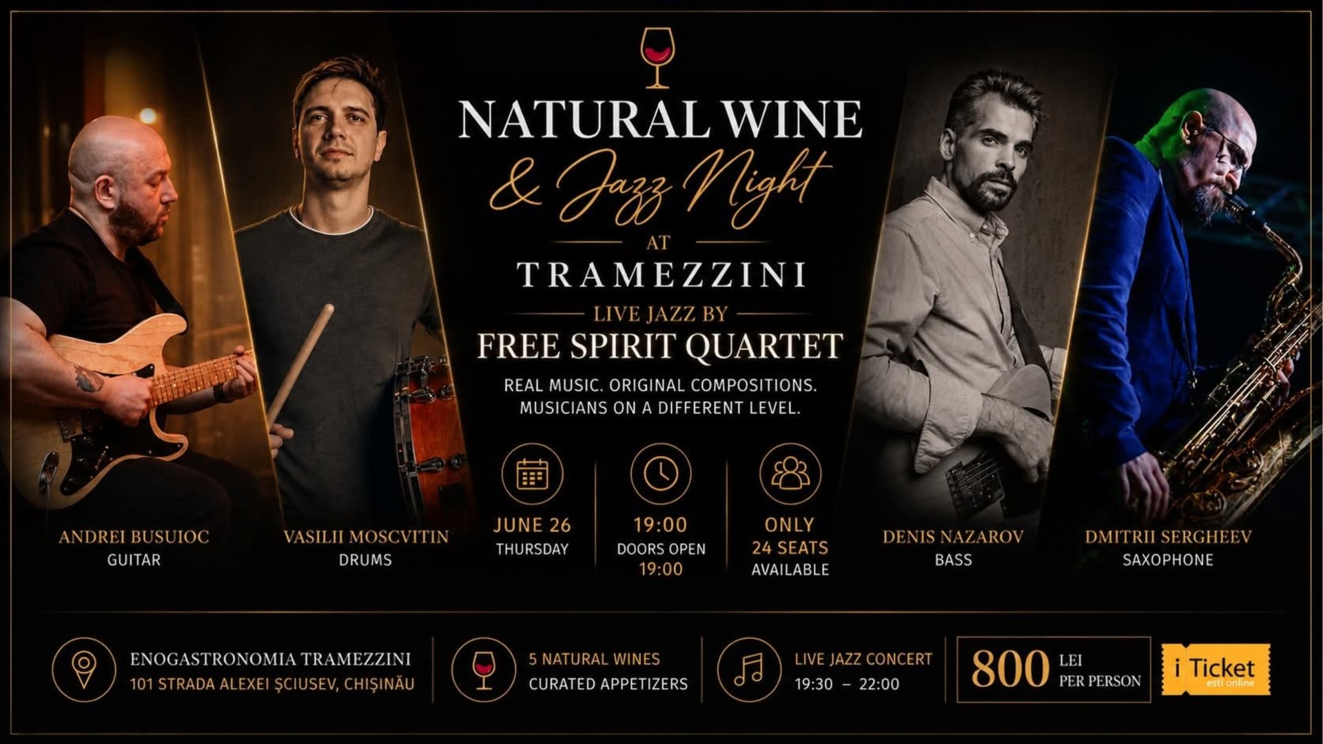 Natural Wine & Jazz Night la Tramezzini