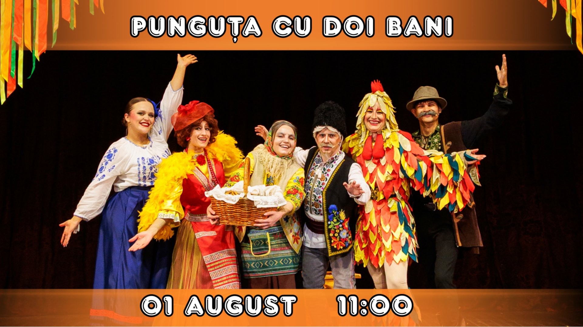 Punguța cu Doi Bani - Spectacol Interactiv pentru Copii  | Teatrul Planeta Clounella | 01 AUGUST 2026, 11-00