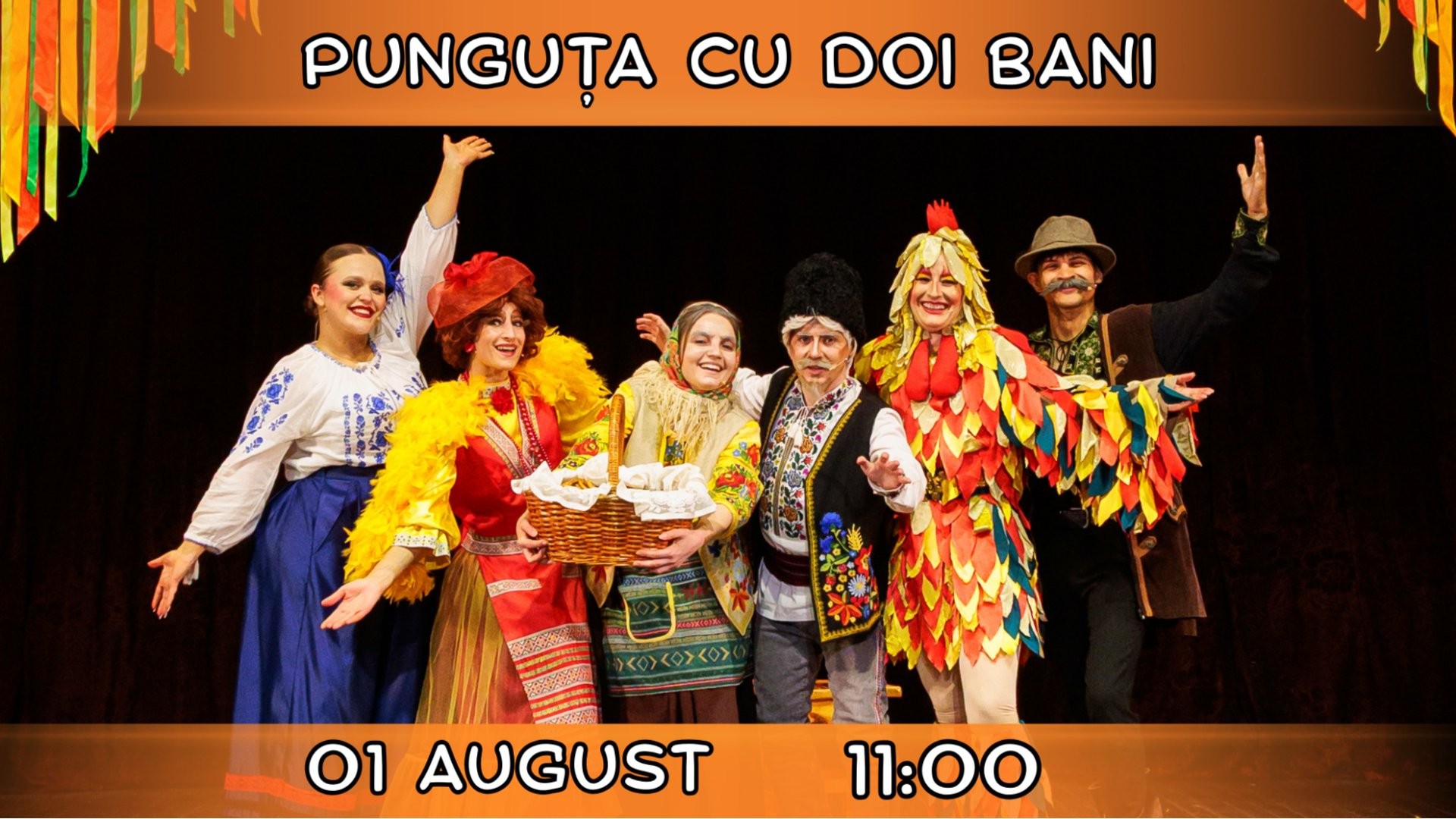 Punguța cu Doi Bani - Spectacol Interactiv pentru Copii  | Teatrul Planeta Clounella | 01 AUGUST 2026, 11-00
