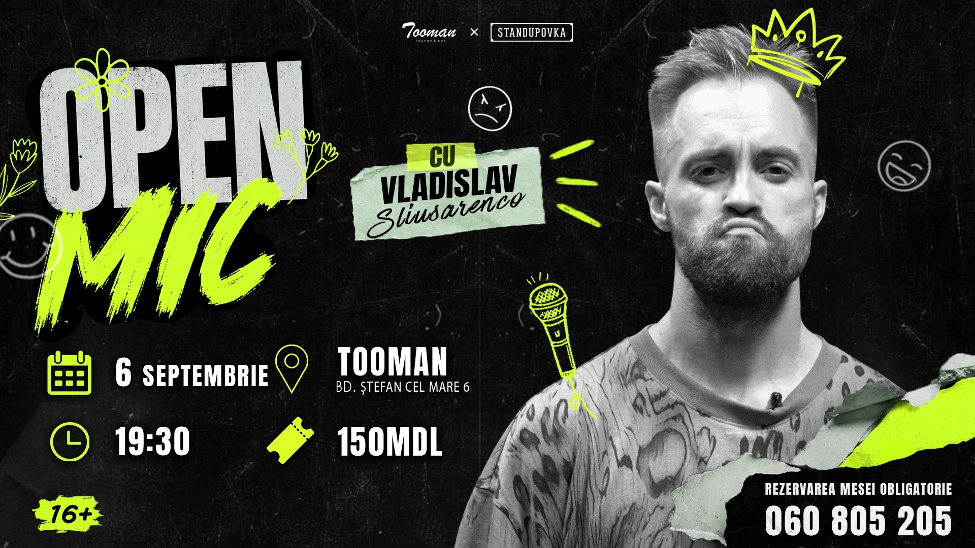 OPEN MIC-ul 6 septembrie