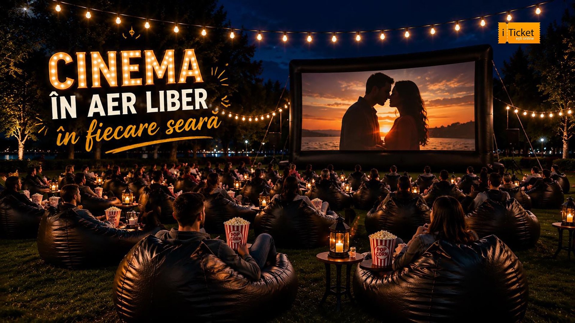 Cinema în aer liber la Digital Park Chișinău!