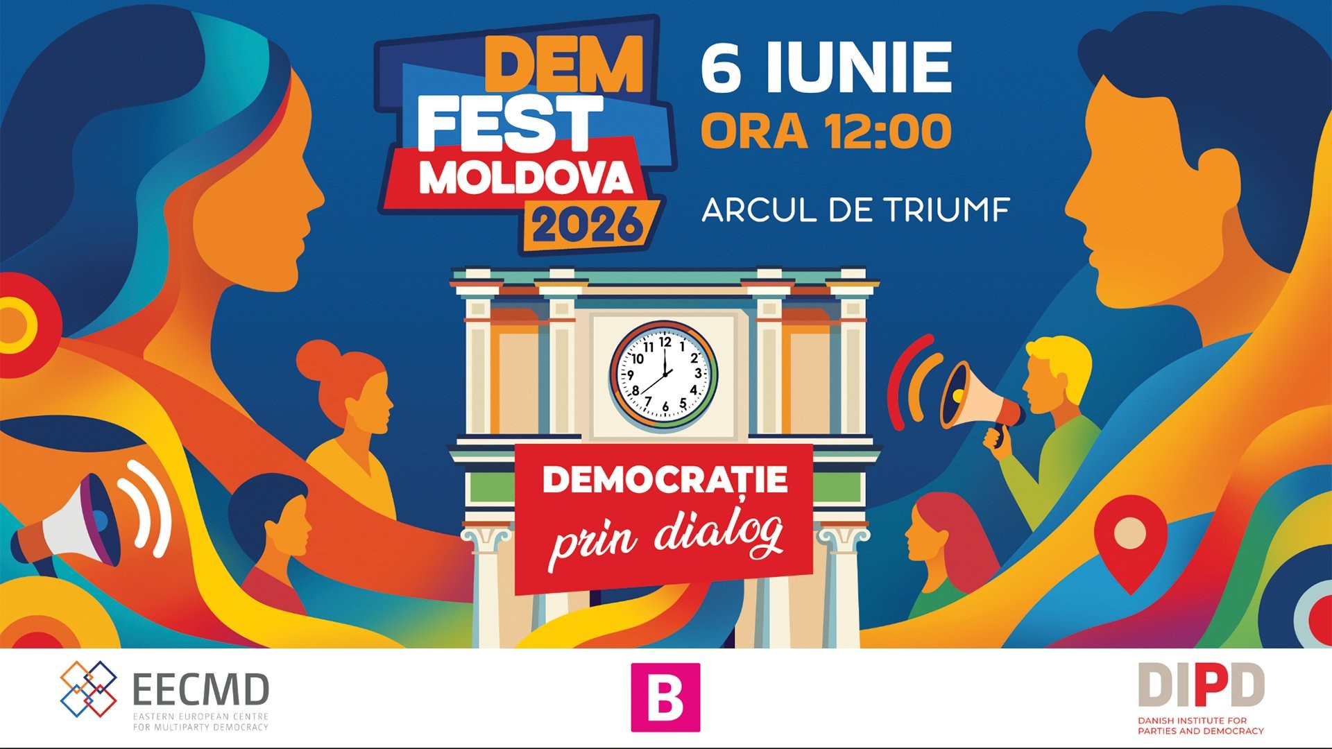 Festivalul Democrației revine la Chișinău, în inima capitalei!