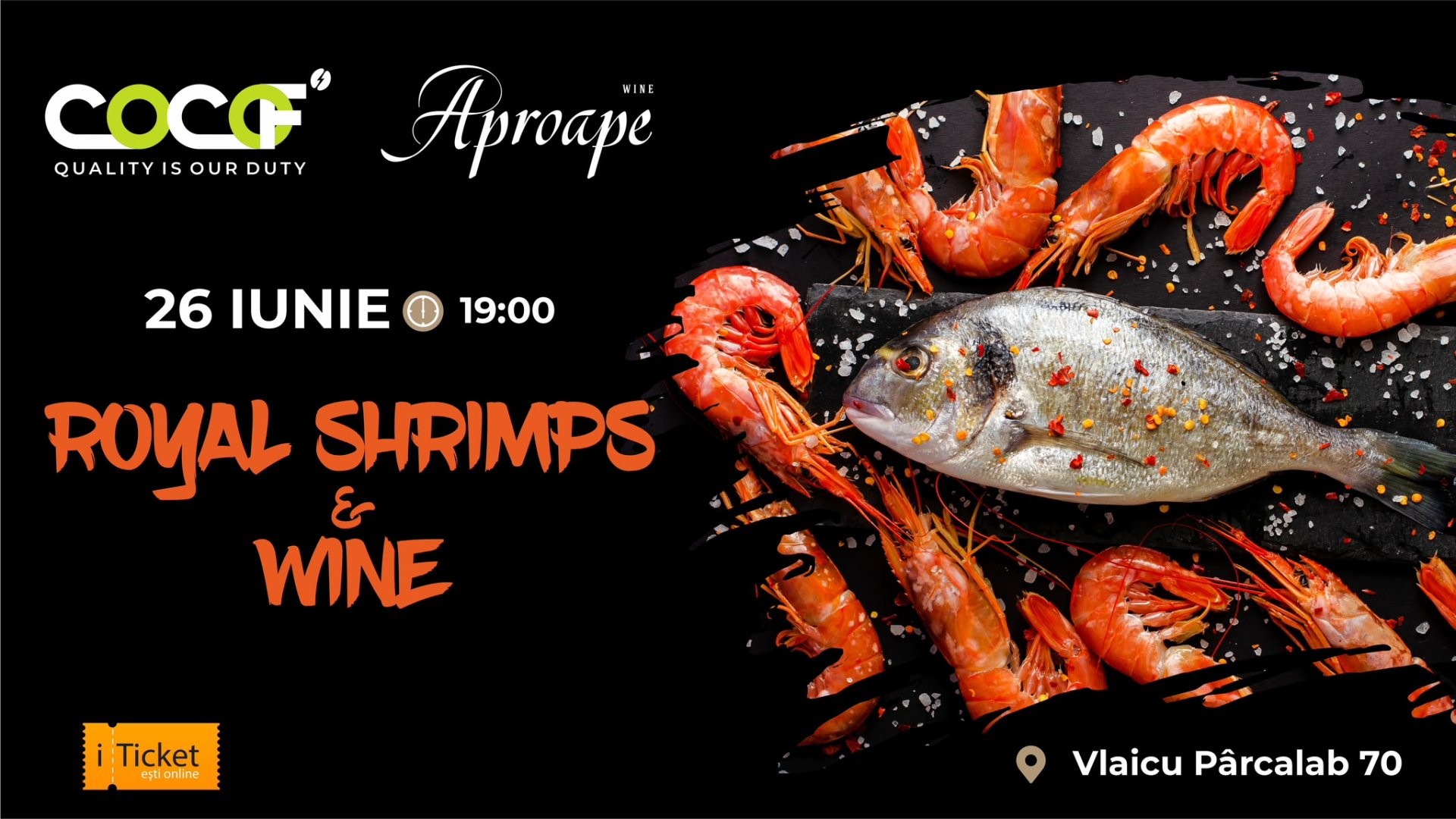 Royal Shrimps & Wine