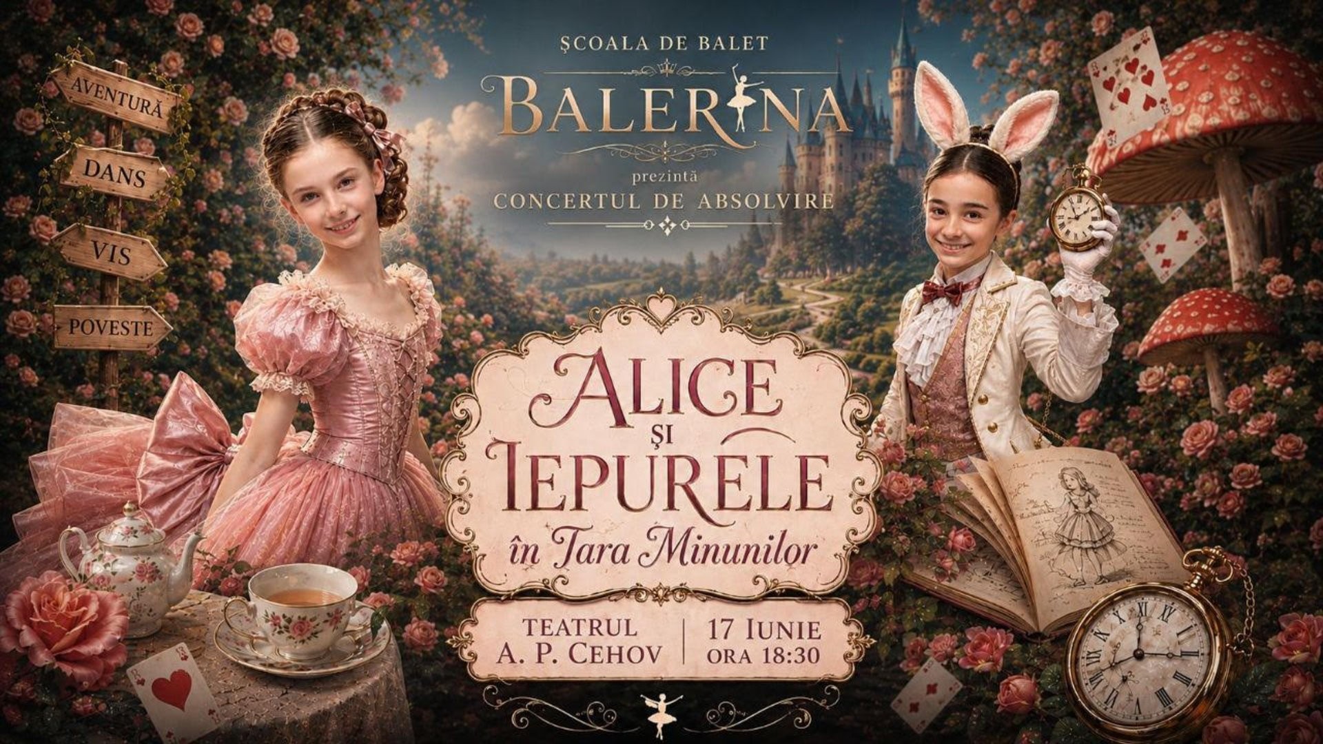 ALICE ȘI IEPURELE ÎN ȚARA MINUNILOR