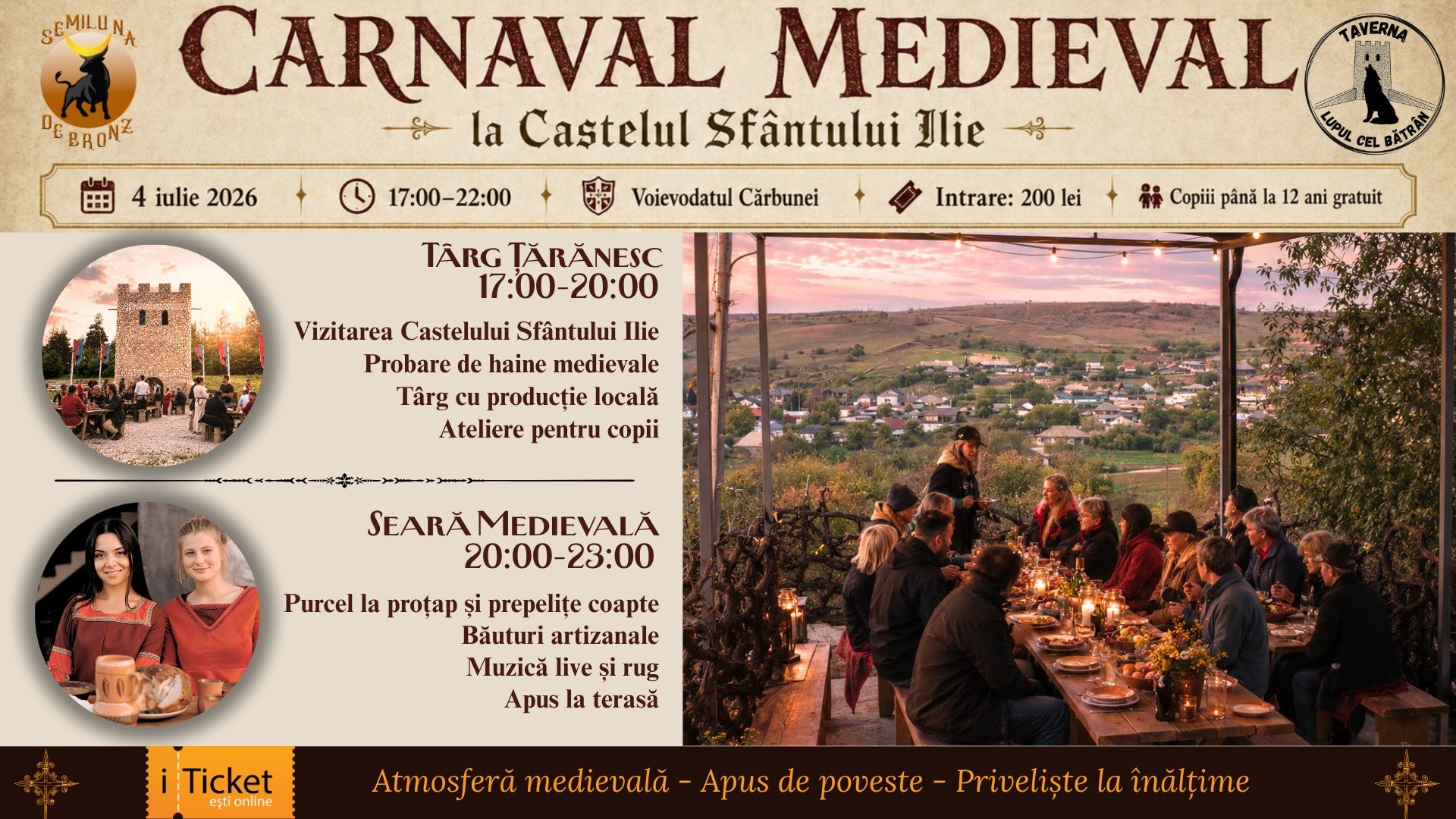 Carnaval Medieval la Castelul Sfântului Ilie