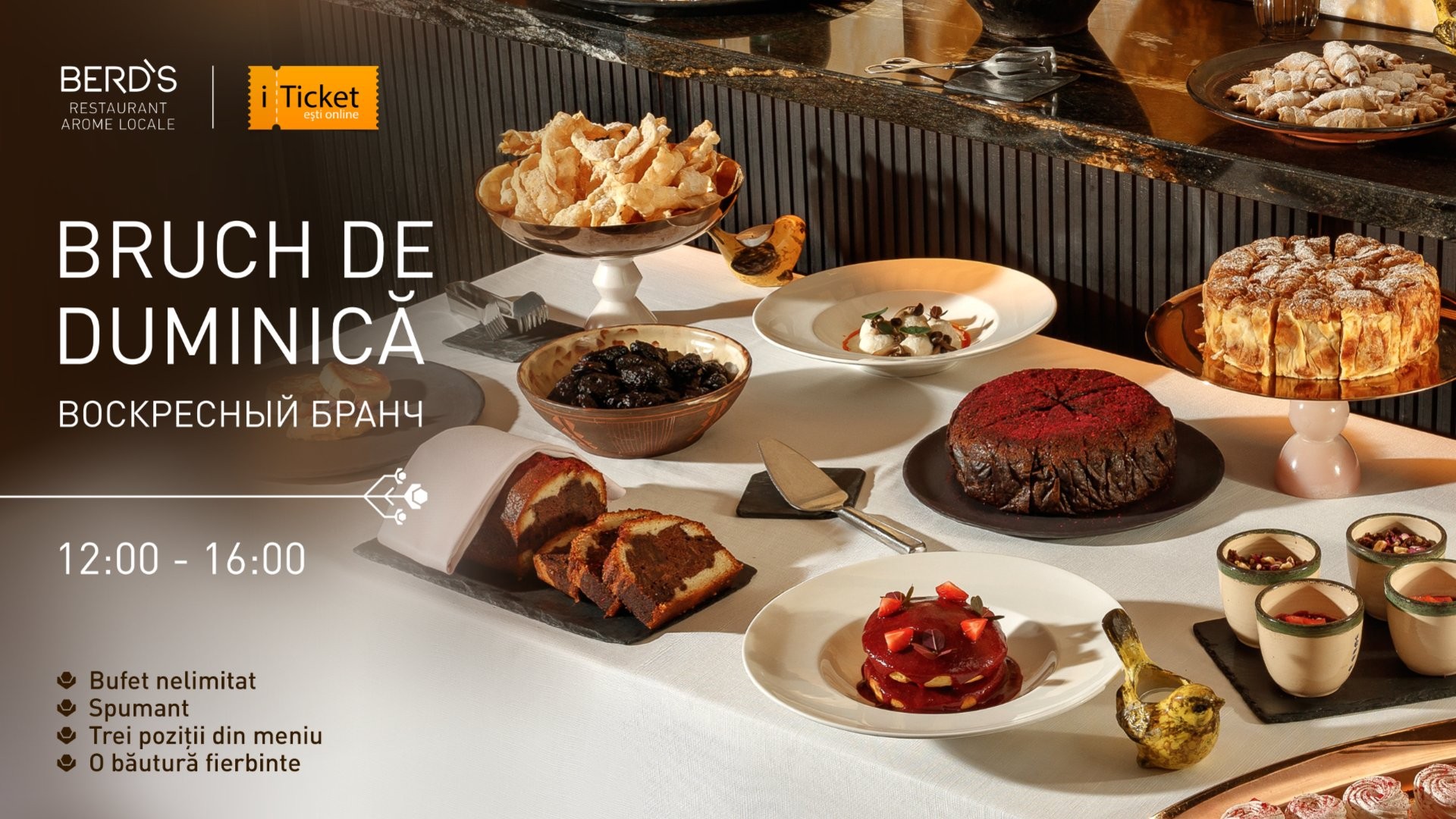 Brunch at BERD`S Arome Locale Restaurant 23.08.2026