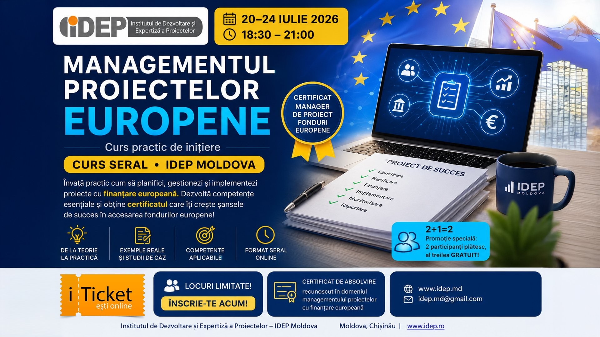 Curs practic de inițiere “Manager de Proiect Fonduri Europene”