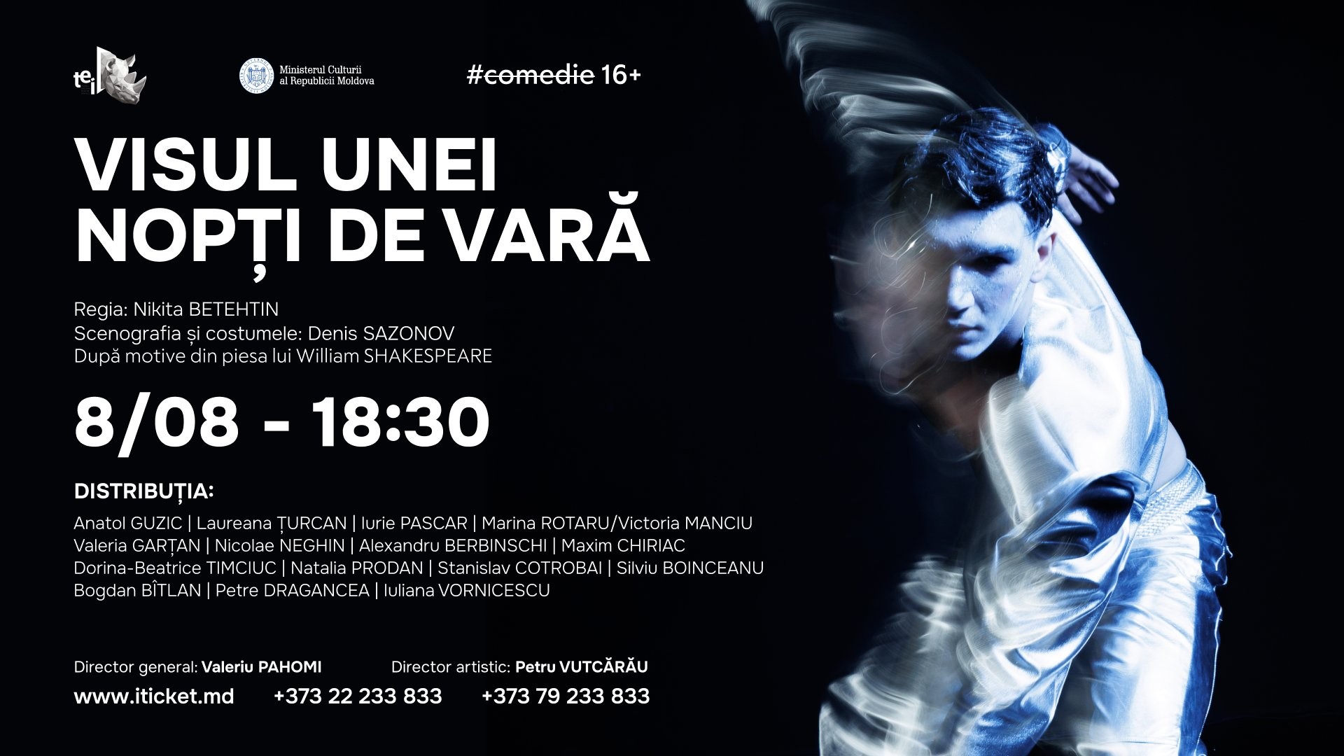 VISUL UNEI NOPȚI DE VARĂ - comedie 16+ 08.08.2026