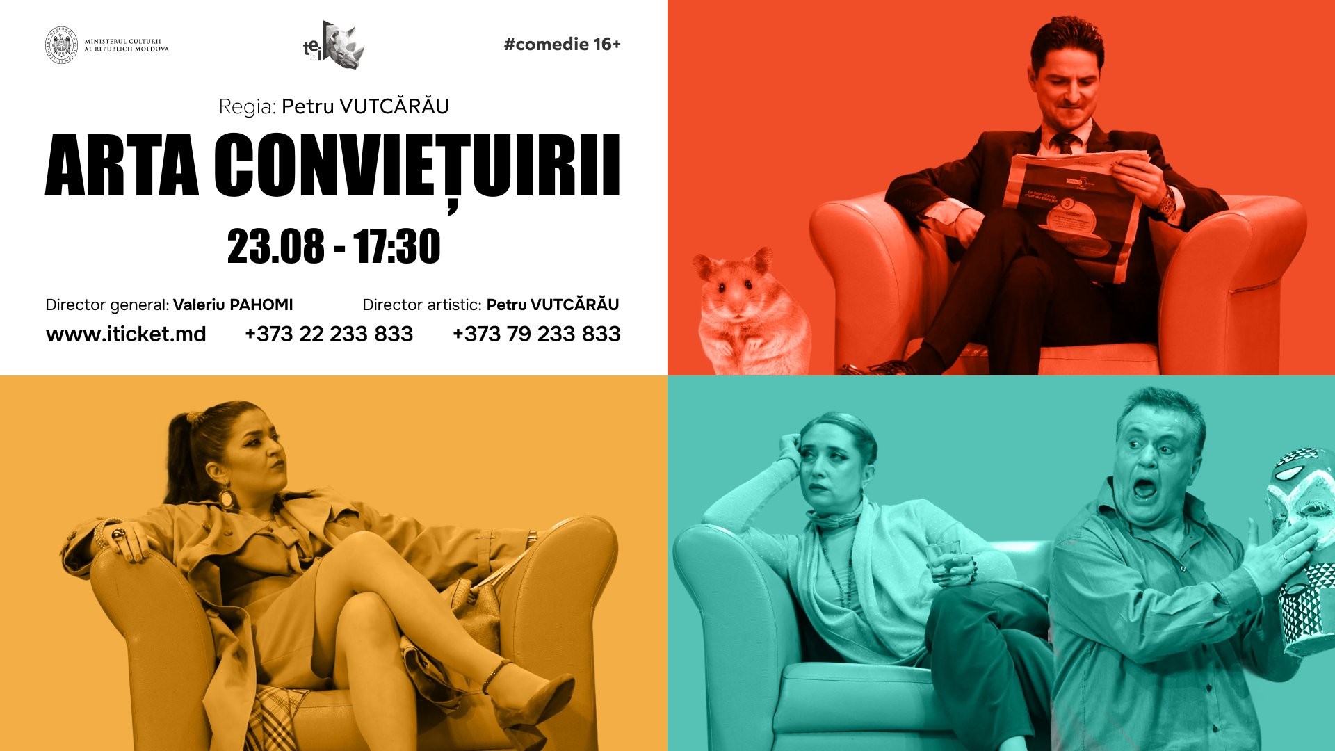 ARTA CONVIEŢUIRII - comedie 16+ 23.08.2026