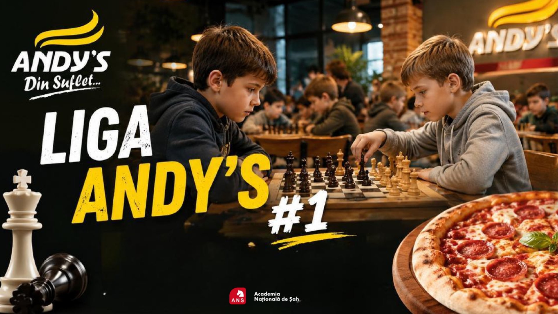 PREMIERĂ: Turneu de Șah „Liga Andy's”
