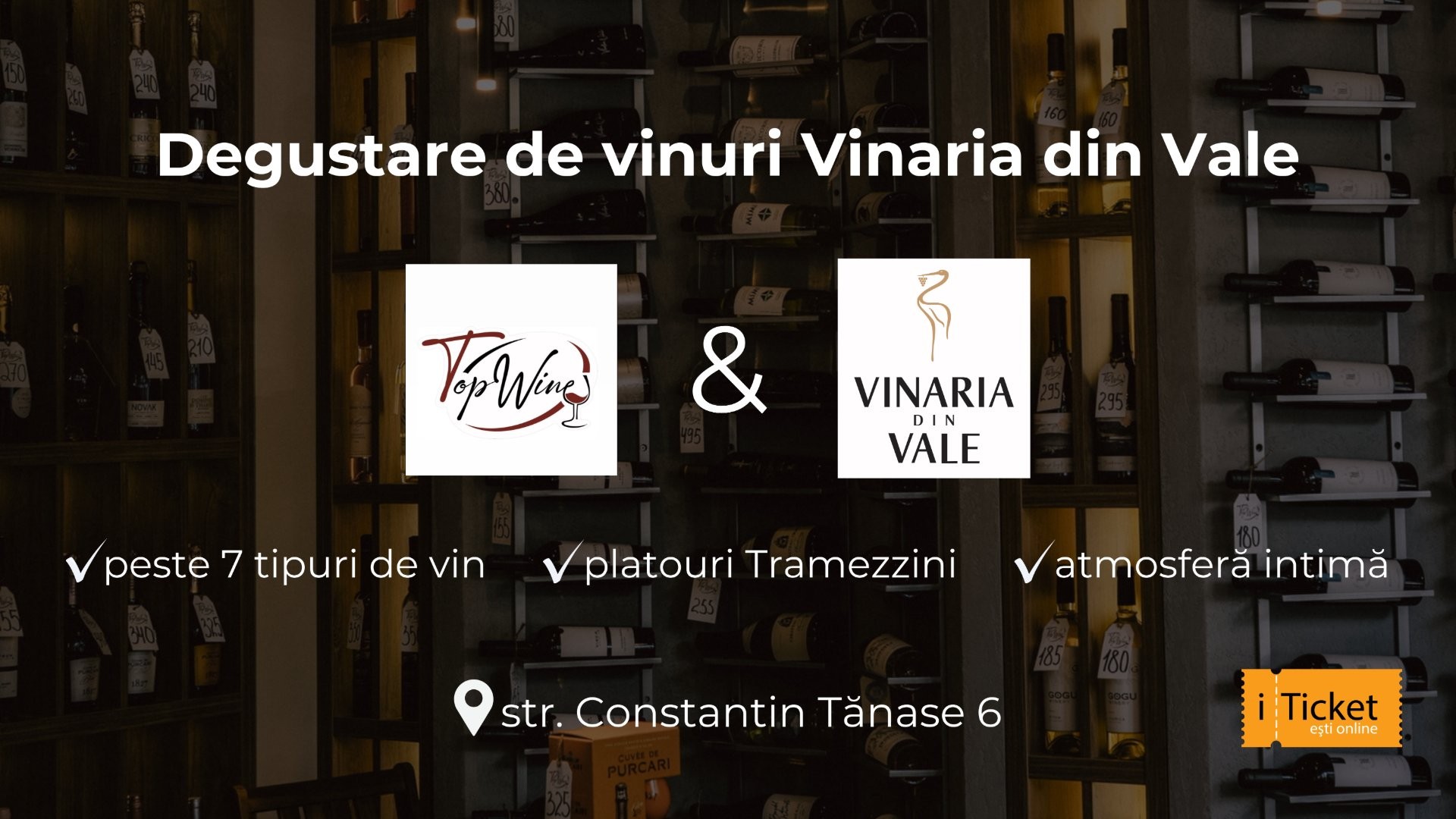 Degustare de vinuri Vinăria din Vale la Top Wine